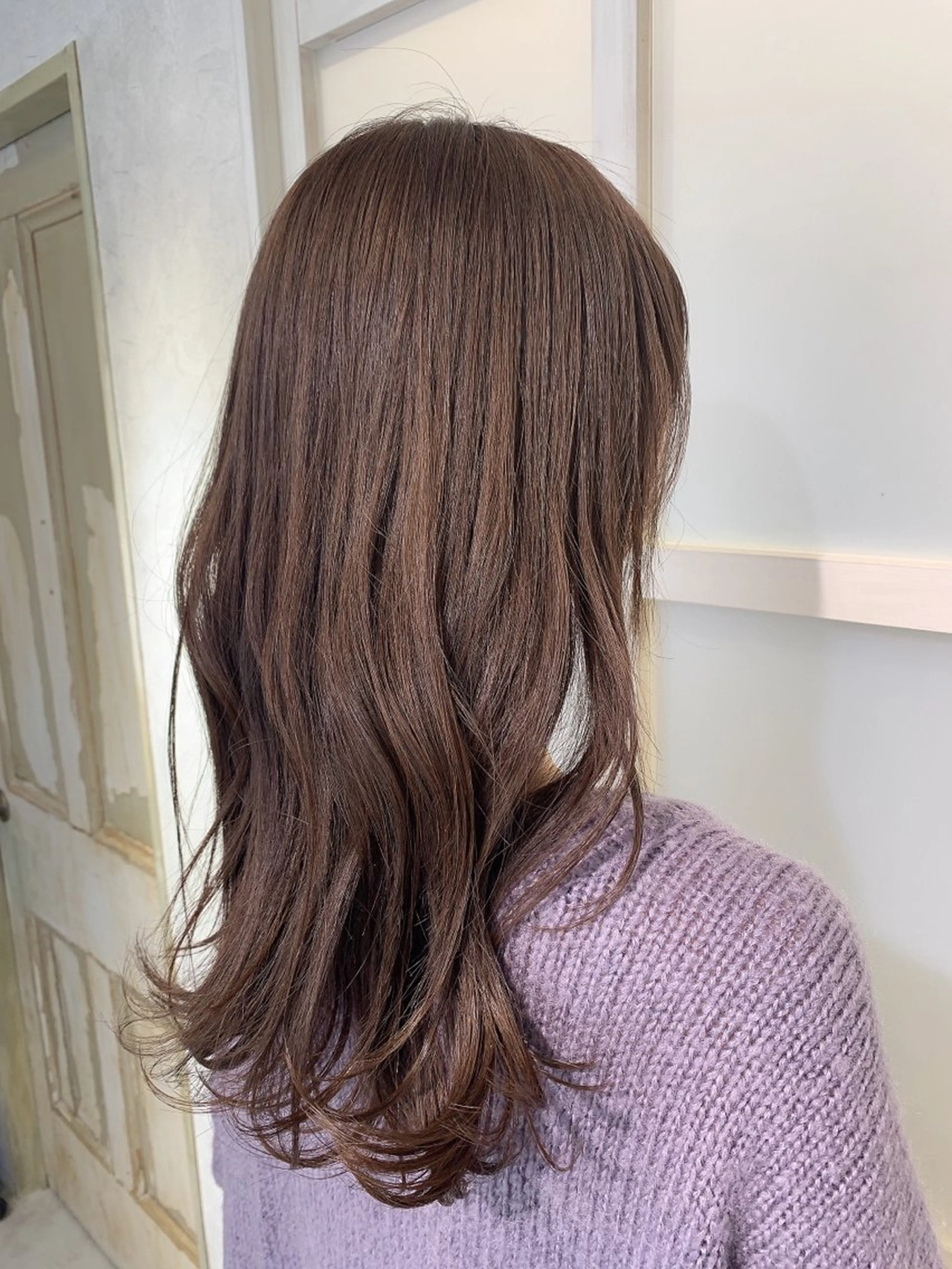 セミロング 🦋ミルクティーベー ジュ🦋mayukiのヘアスタイル