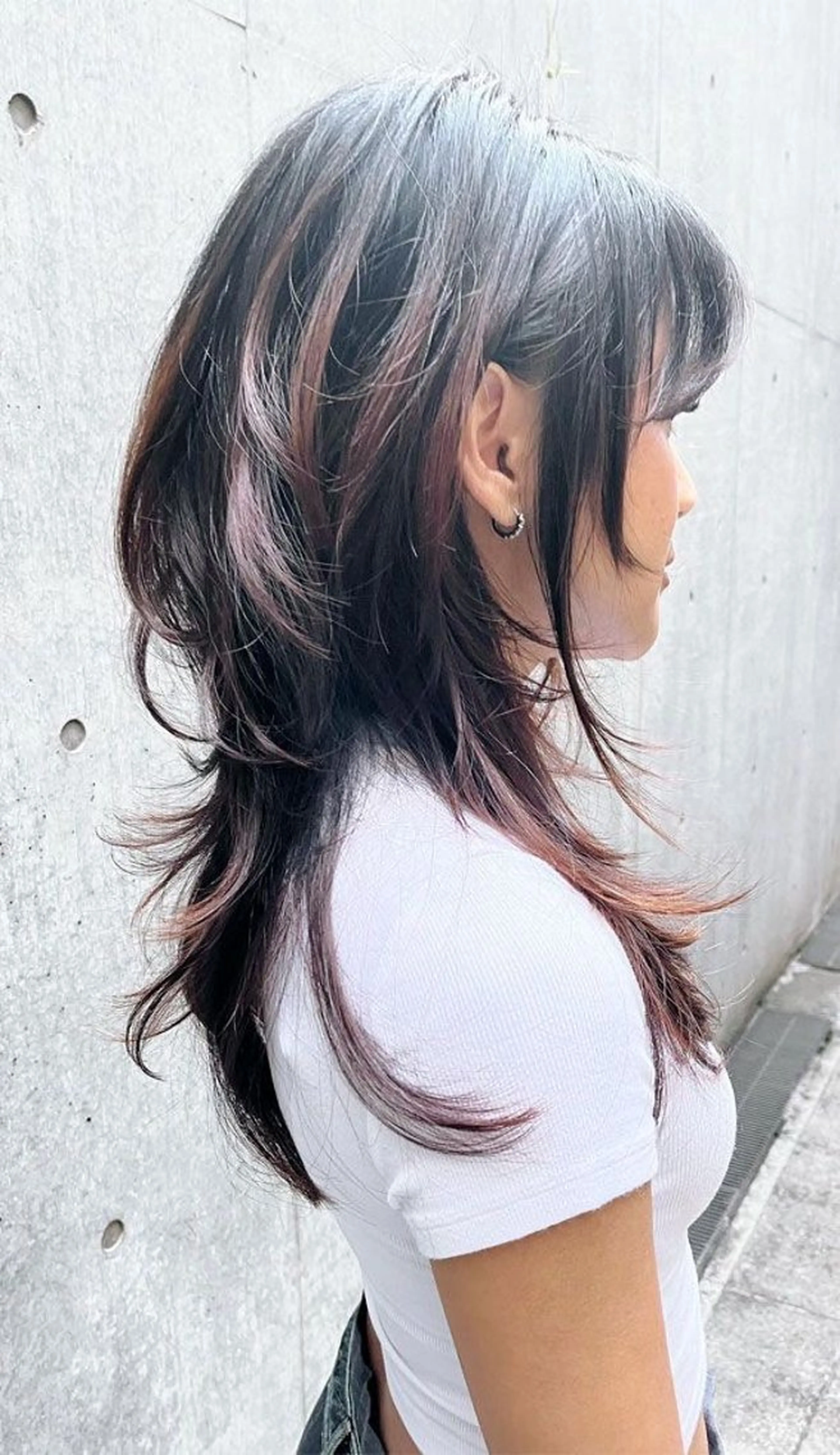 ロング カットモデル/韓国 レイヤー/SEIRAのヘアスタイル