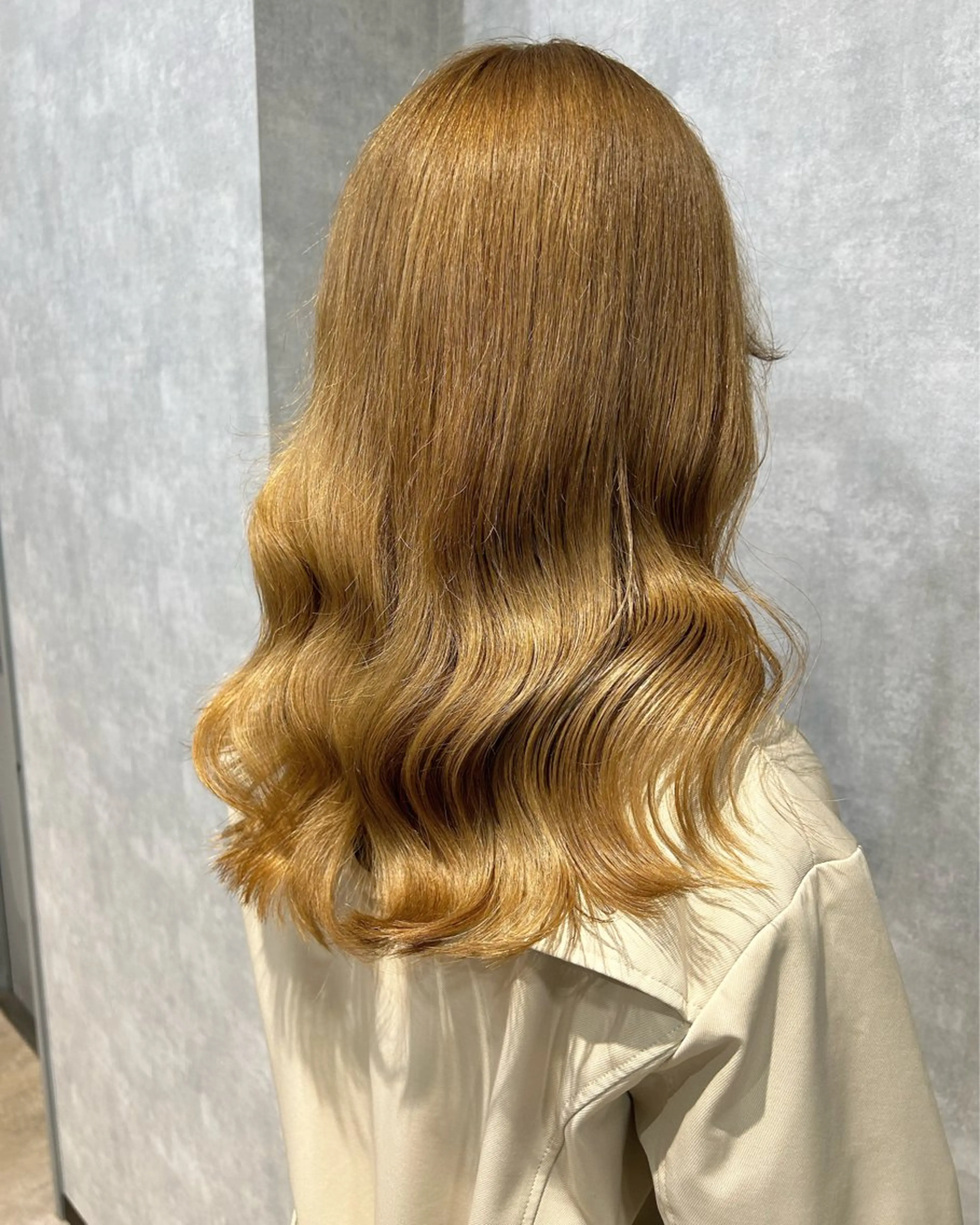 セミロング 最新ケアカラー 髪質改善YUTOのヘアスタイル