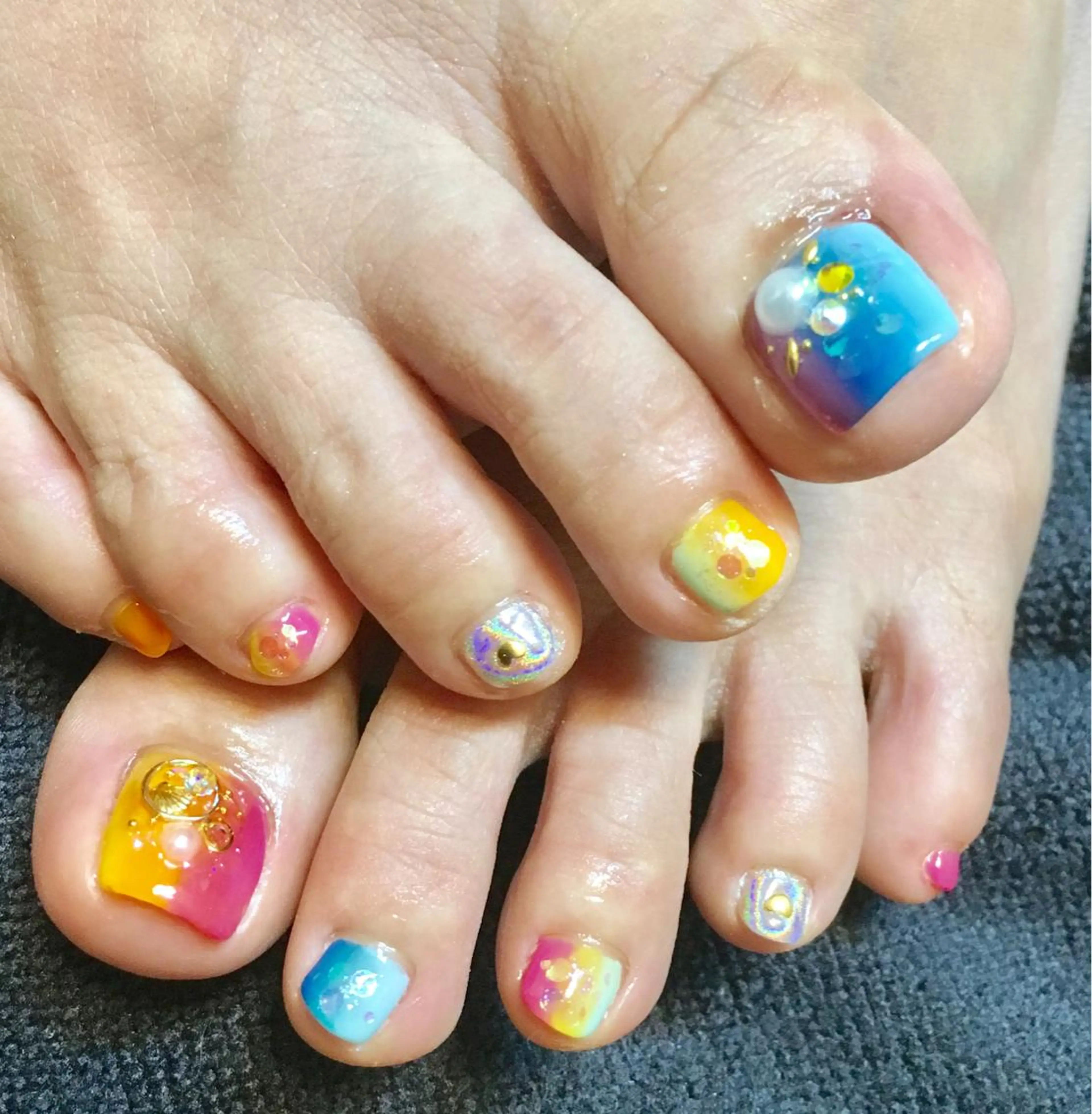 ネイル フットネイル nailsalon sugarr所属・nailist cocoのネイルデザイン