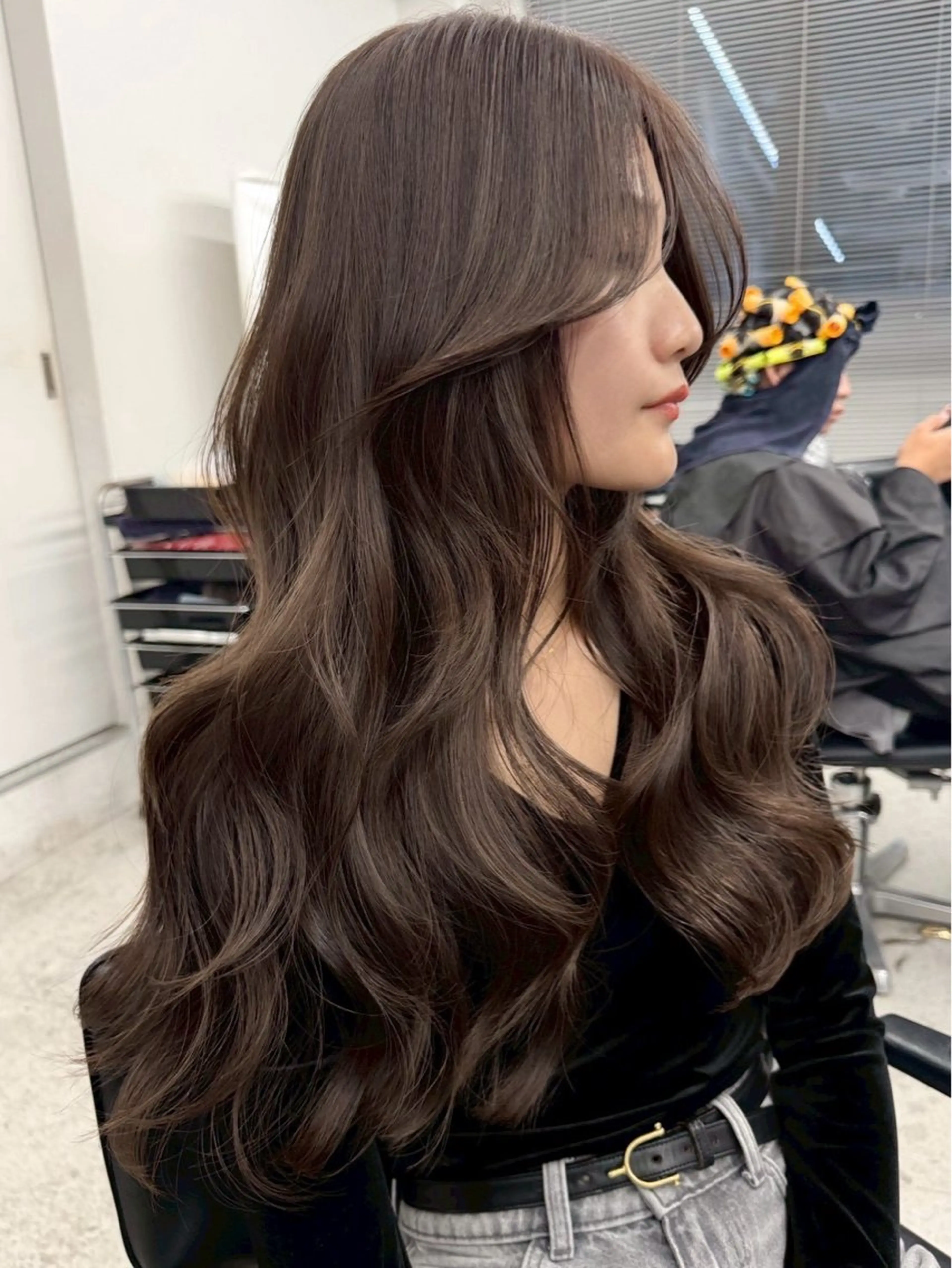 ロング カラー ヘアアレンジ カット ヘアカラー ✨レイヤーカット/透 名感カラー特化✨のヘアスタイル