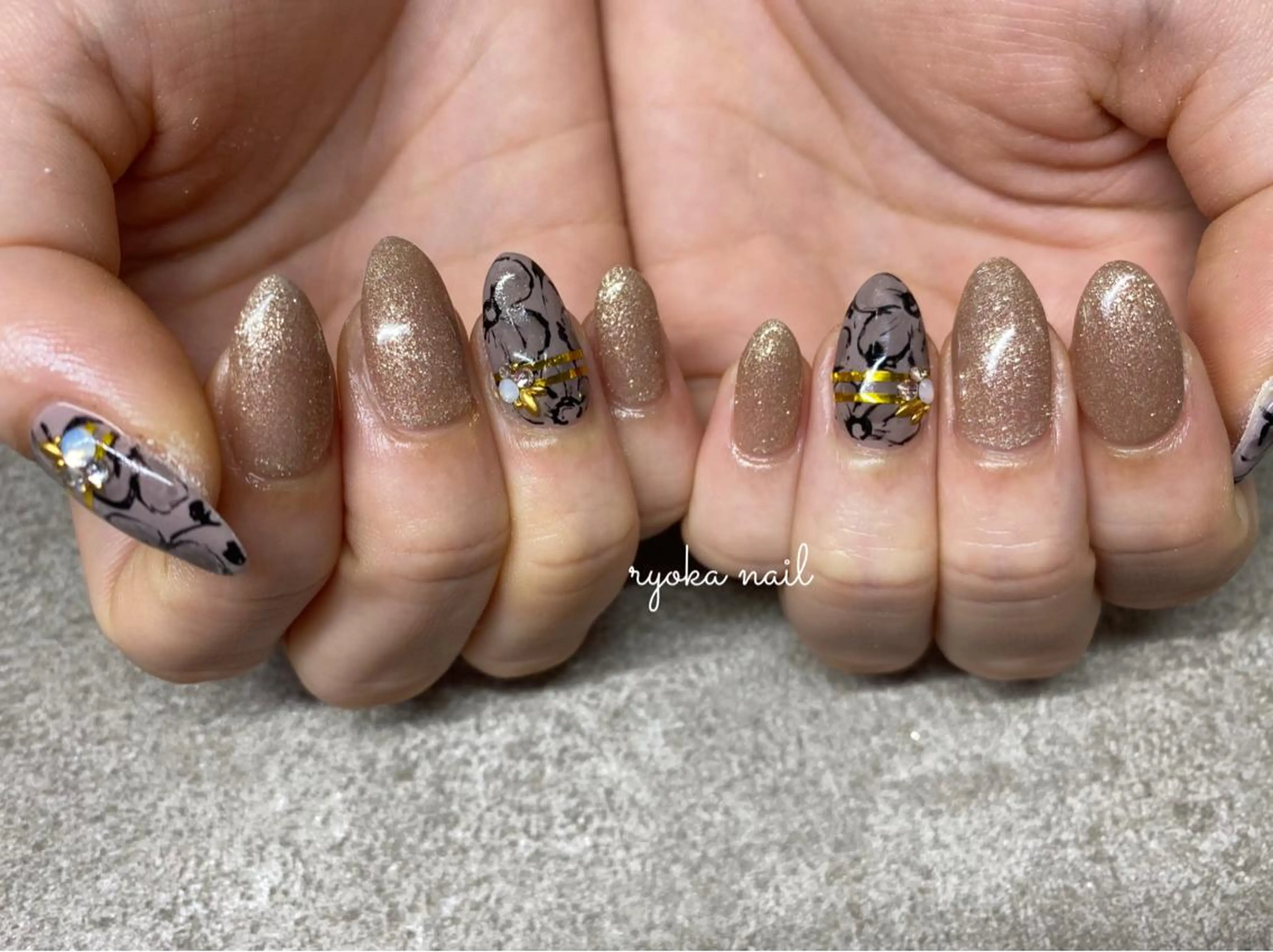 ネイル Twinklenail所属・ryoka nailのネイルデザイン