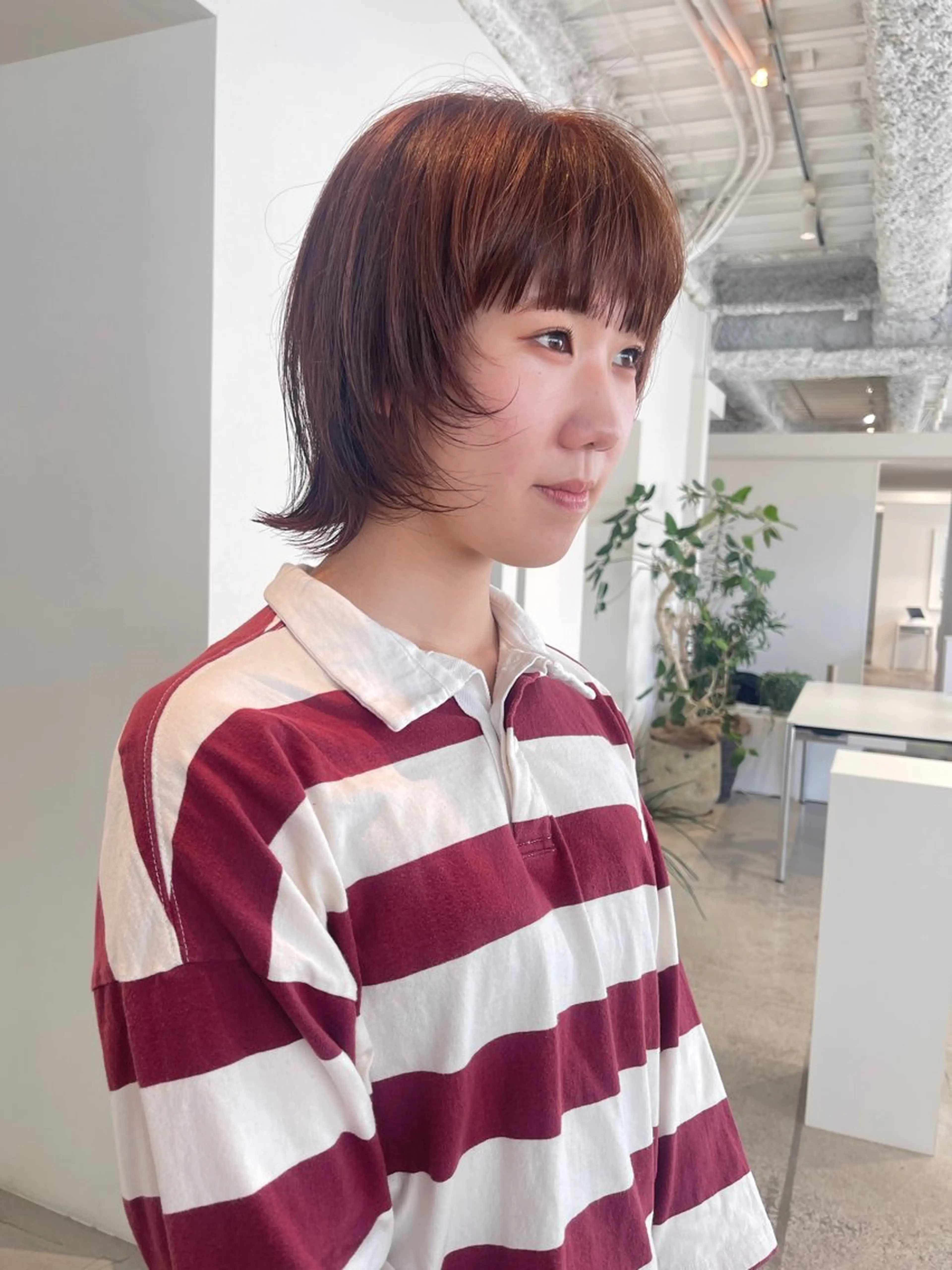 ミディアム カット トリートメント oma　袮次金 鈴香のヘアスタイル