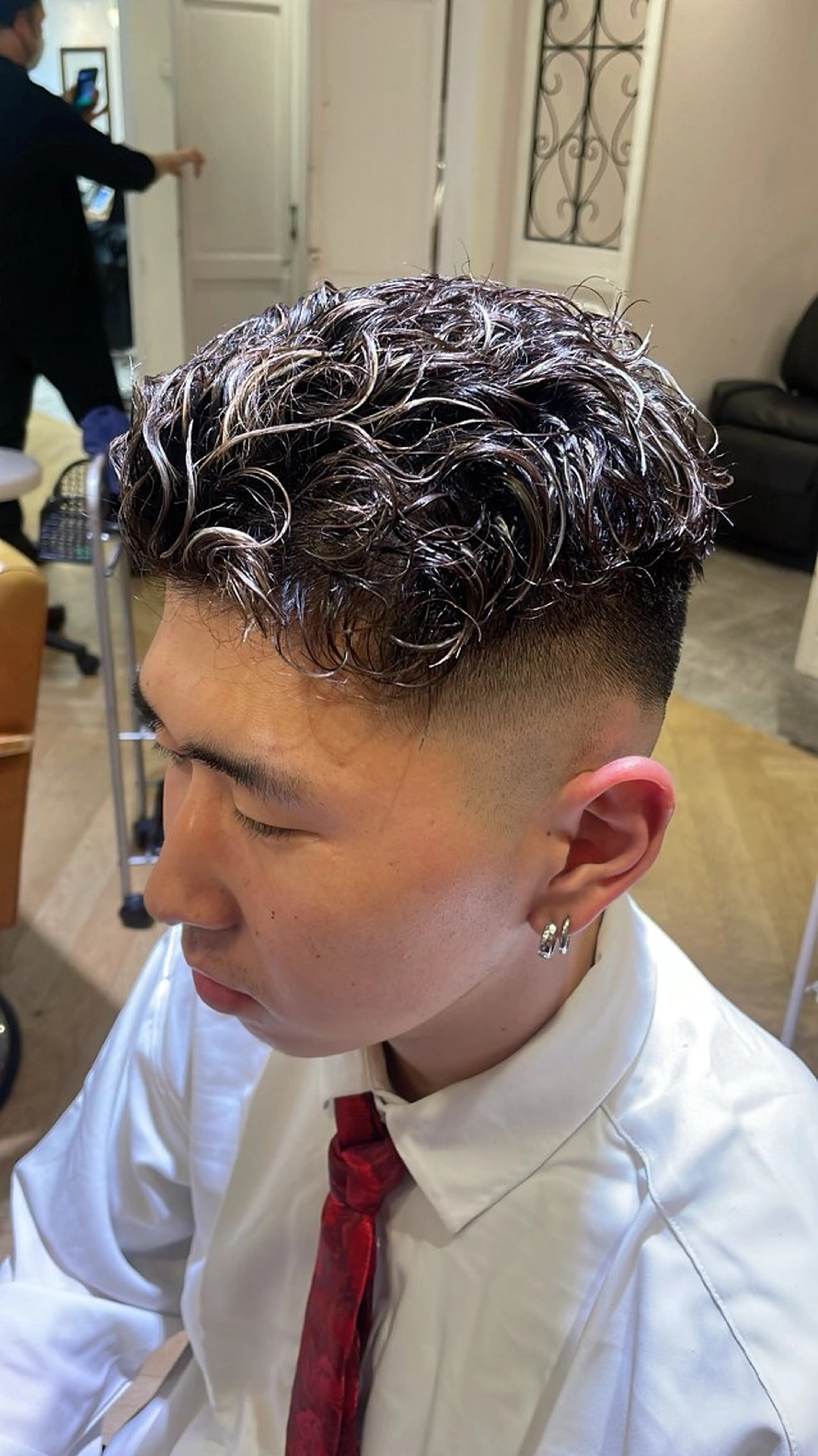 パーマ メンズ E N subscription men's cut salon 横浜店所属・坂口 和也のヘアスタイル