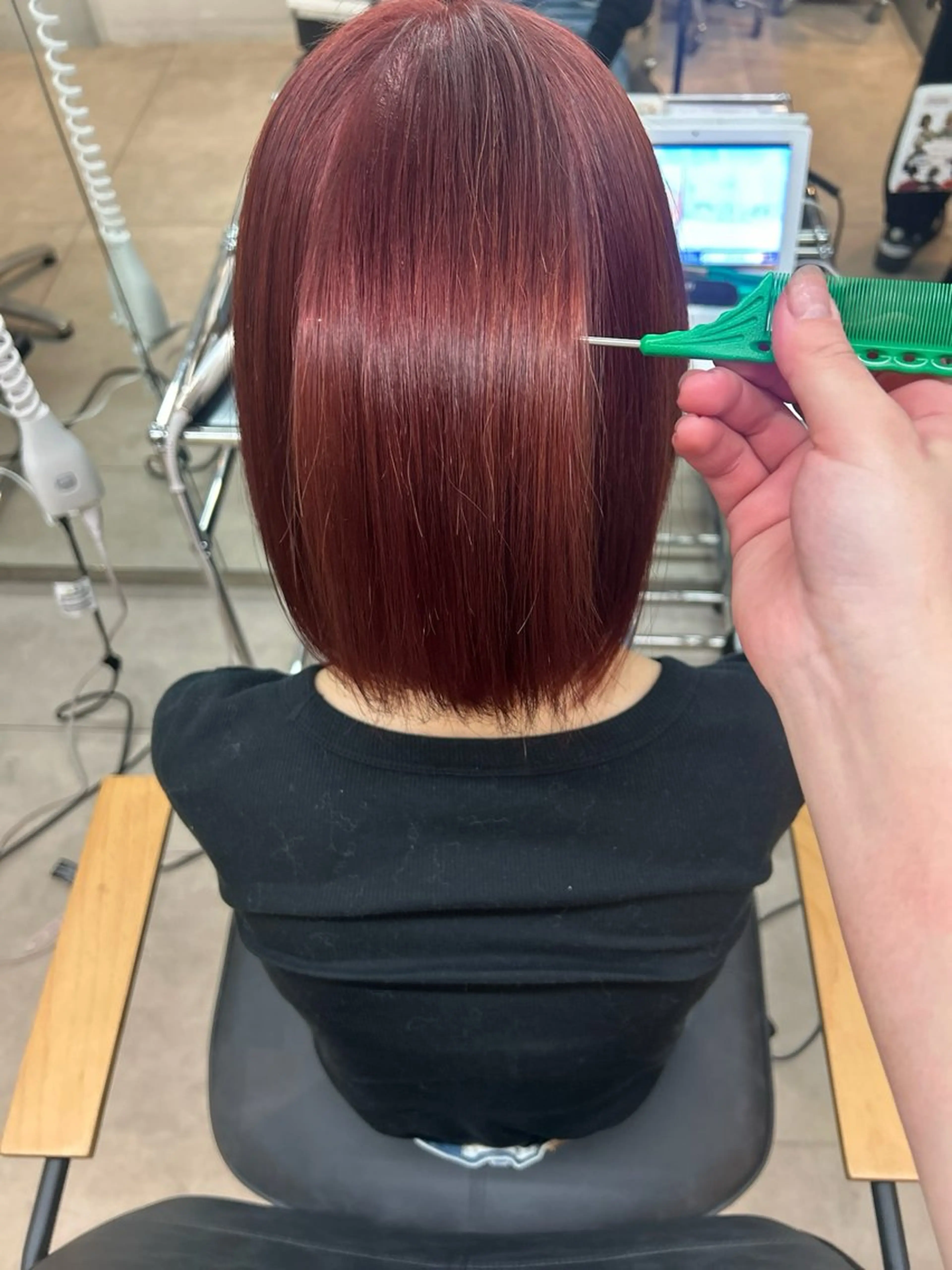 カラー ブリーチ ダブルカラー ヘアカラー 山尾 涼華のヘアスタイル