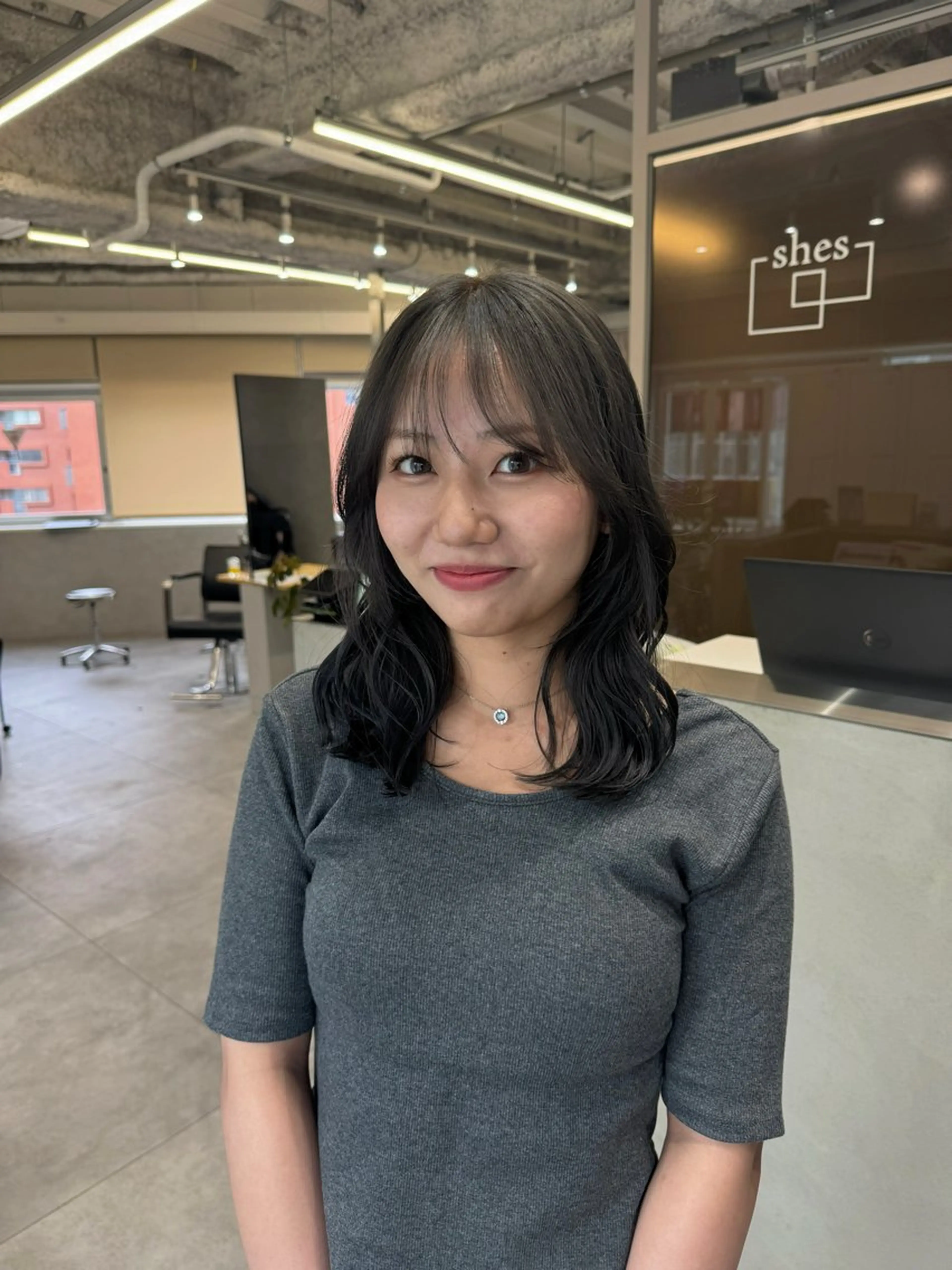 カラー 透明感カラー グレージュ NAO/ 髪質改善/艶カラーのヘアスタイル