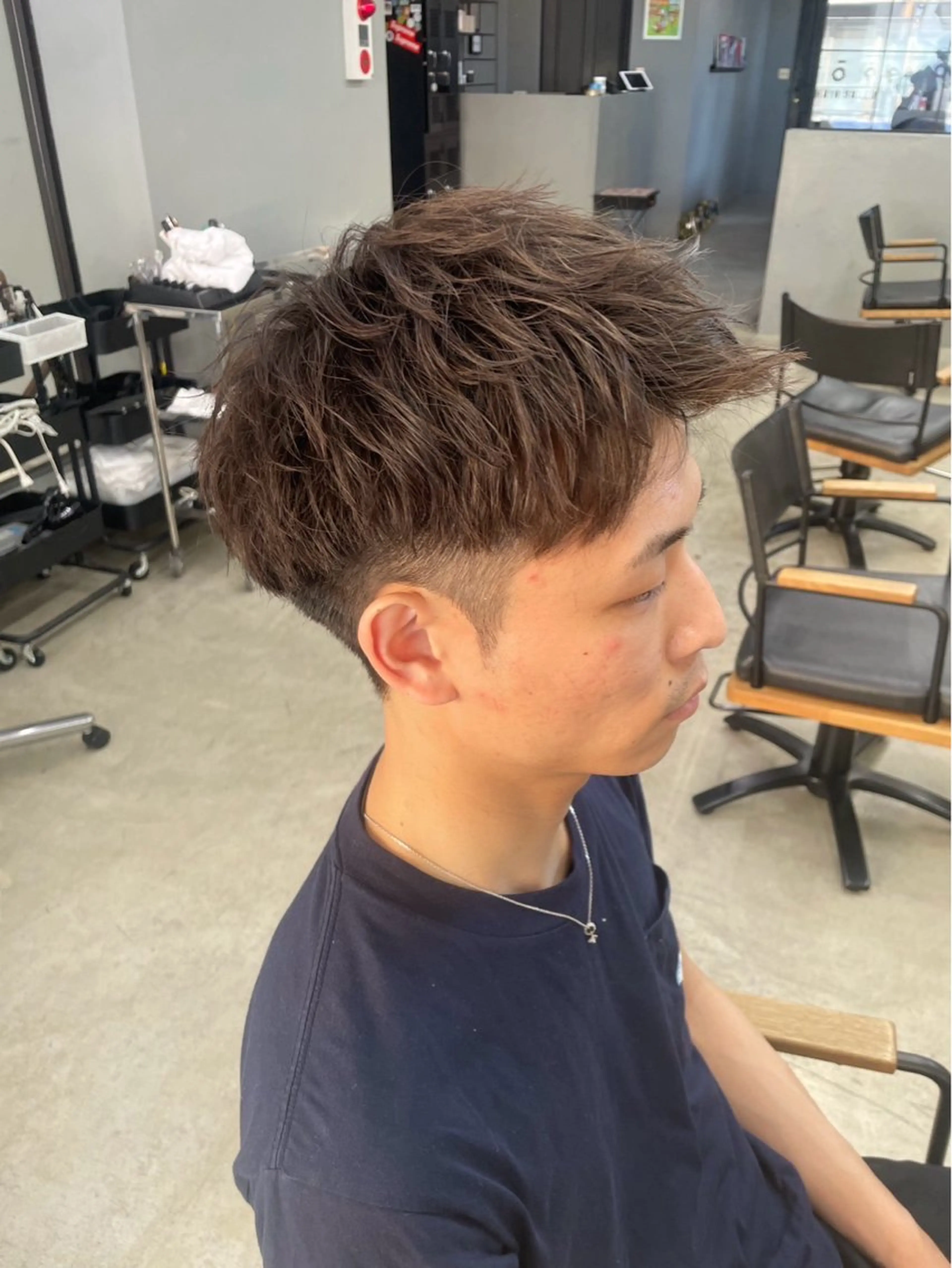 ショート メンズ カット ヘッドスパ メンズ専門サロン wokeのヘアスタイル