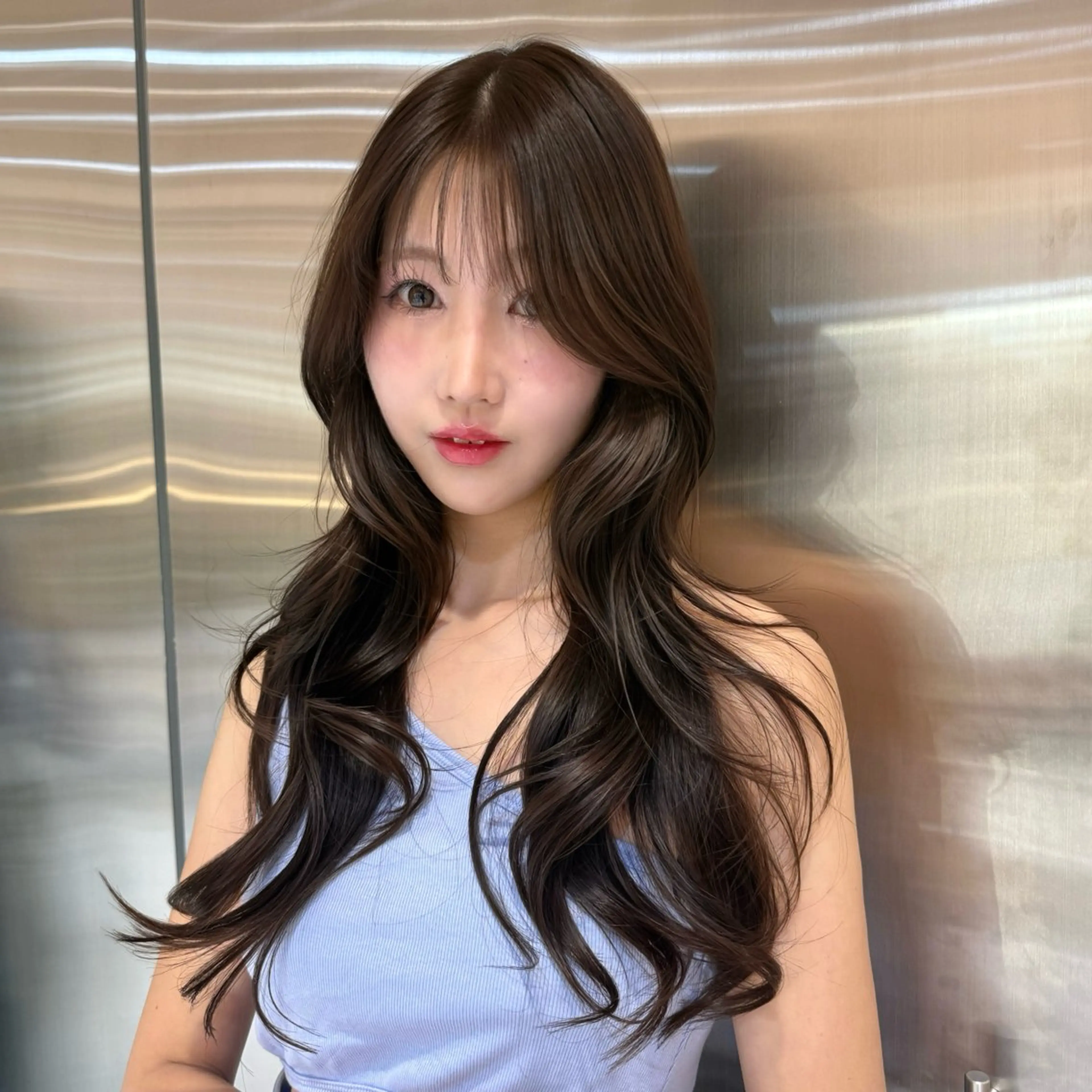 ロング カラー レイヤーカット カット ヘアカラー トリートメント ハッシュカット/ 艶カラー/RIN🩶のヘアスタイル