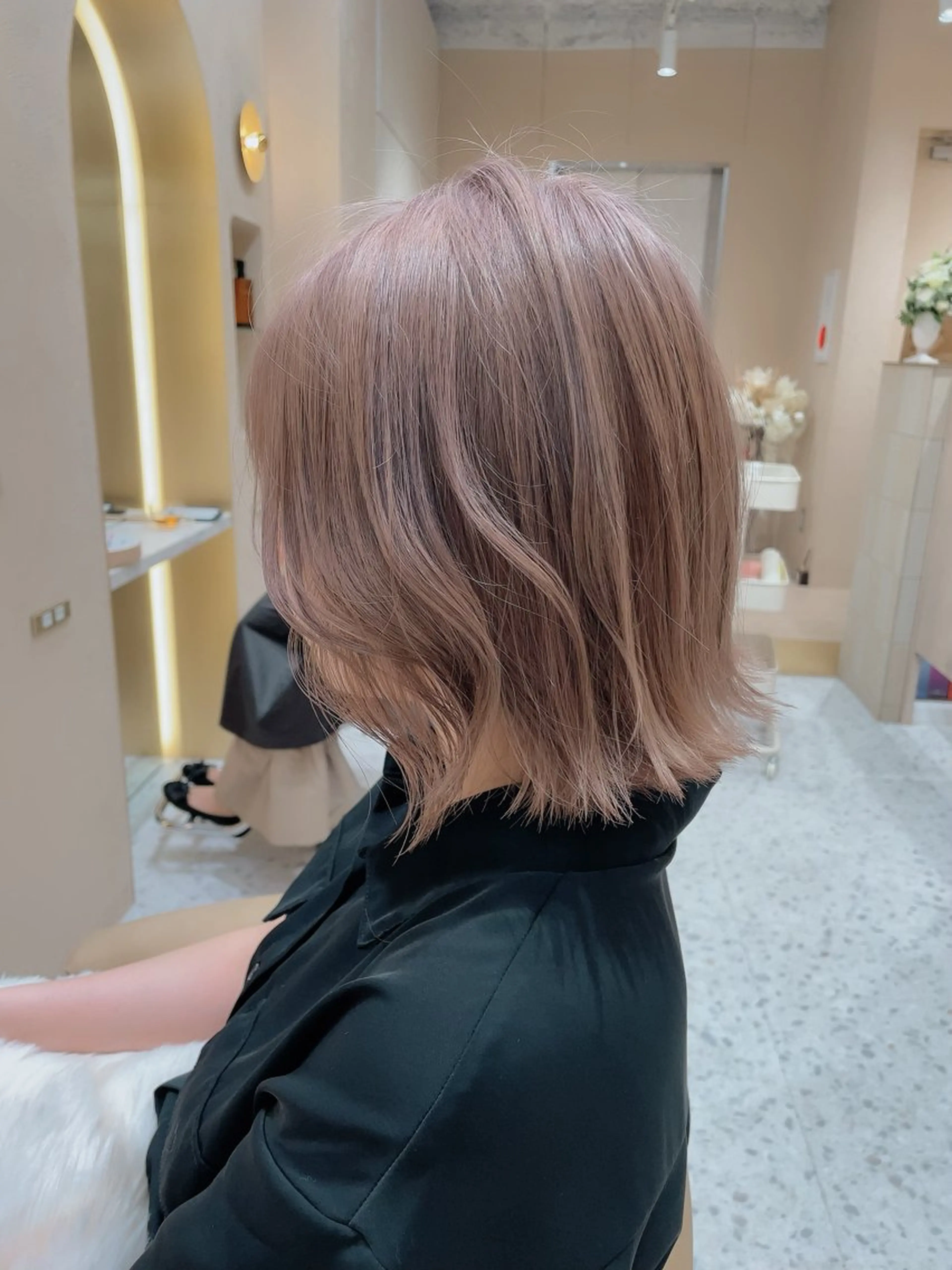 ミディアム カラー カット ヘアカラー トリートメント 韓国ヘア/髪質改善 /Harunaのヘアスタイル