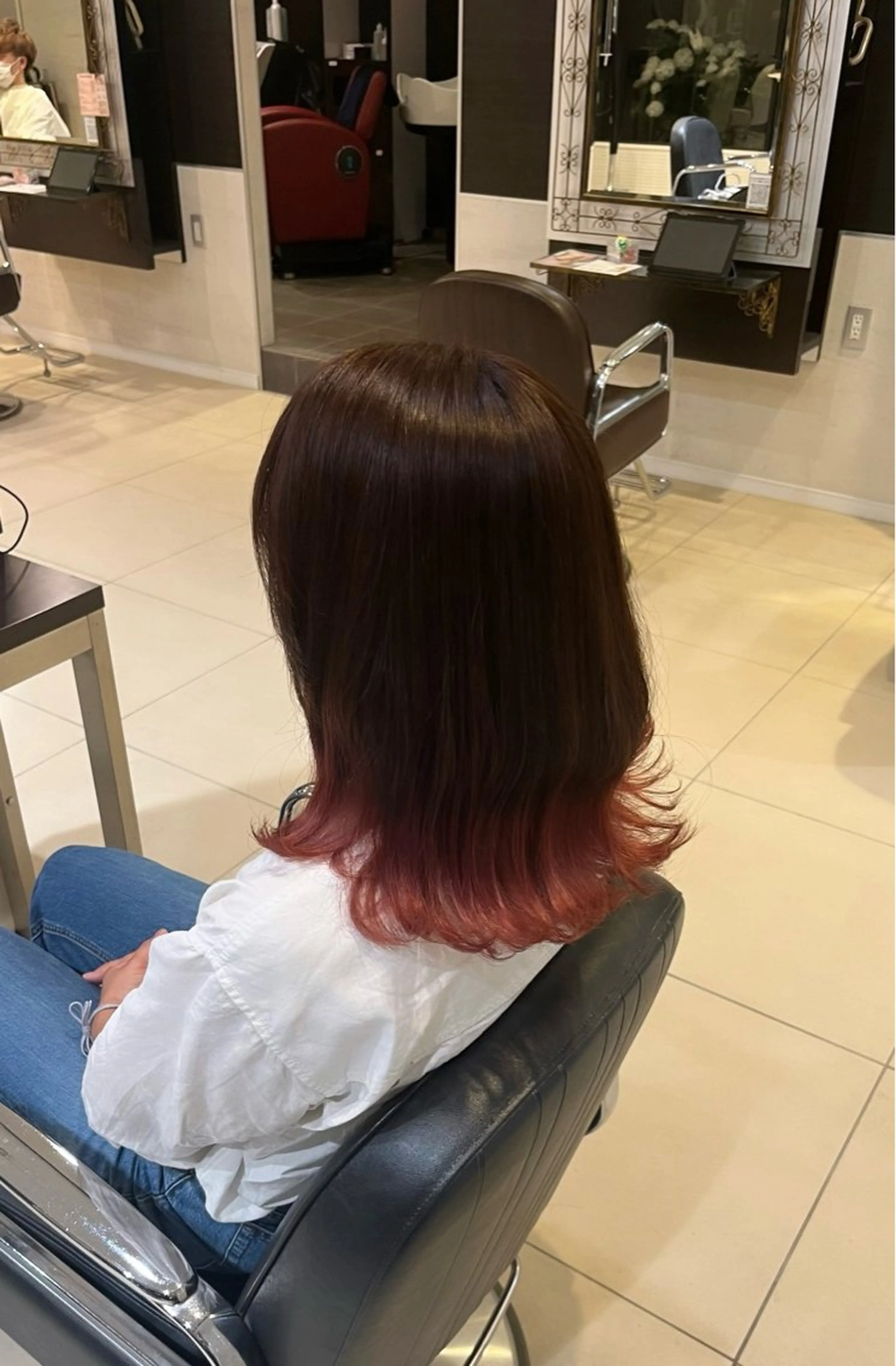 カラー グラデーションカラー ピンクカラー MUSE✂️ juriのヘアスタイル