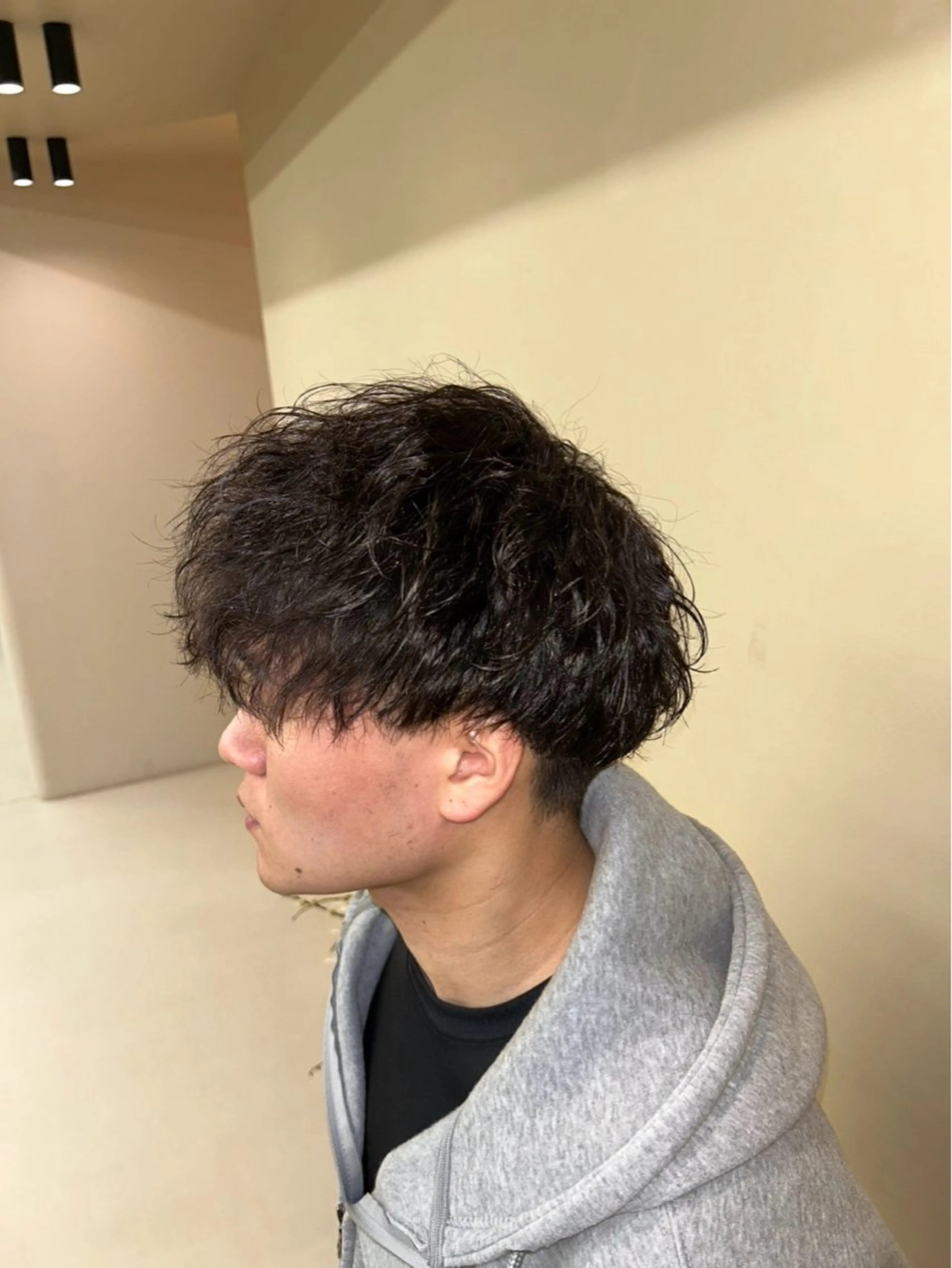 パーマ メンズ ブリーチカラー/ 透明感/aika¨̮のヘアスタイル