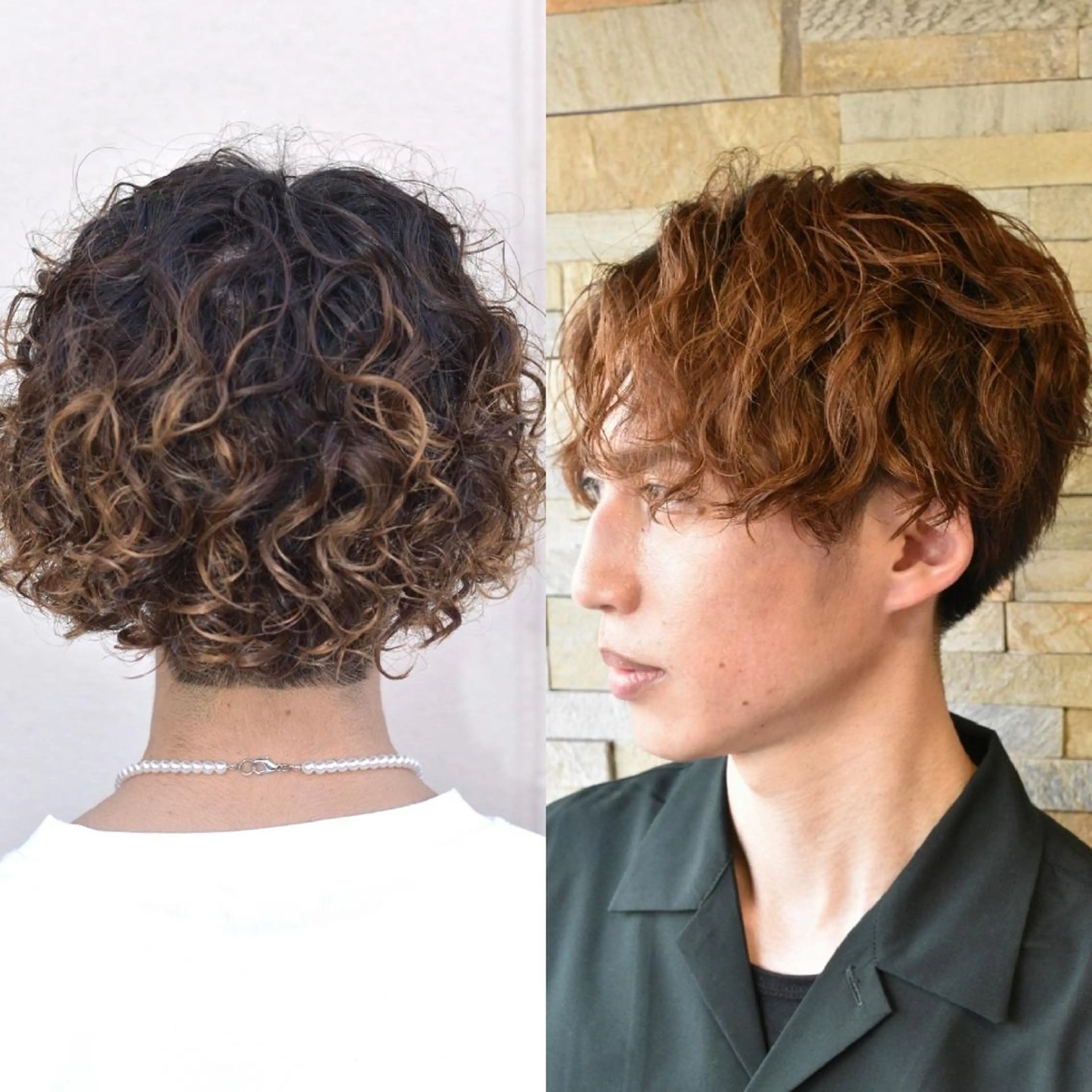 男性限定デザインパーマの写真