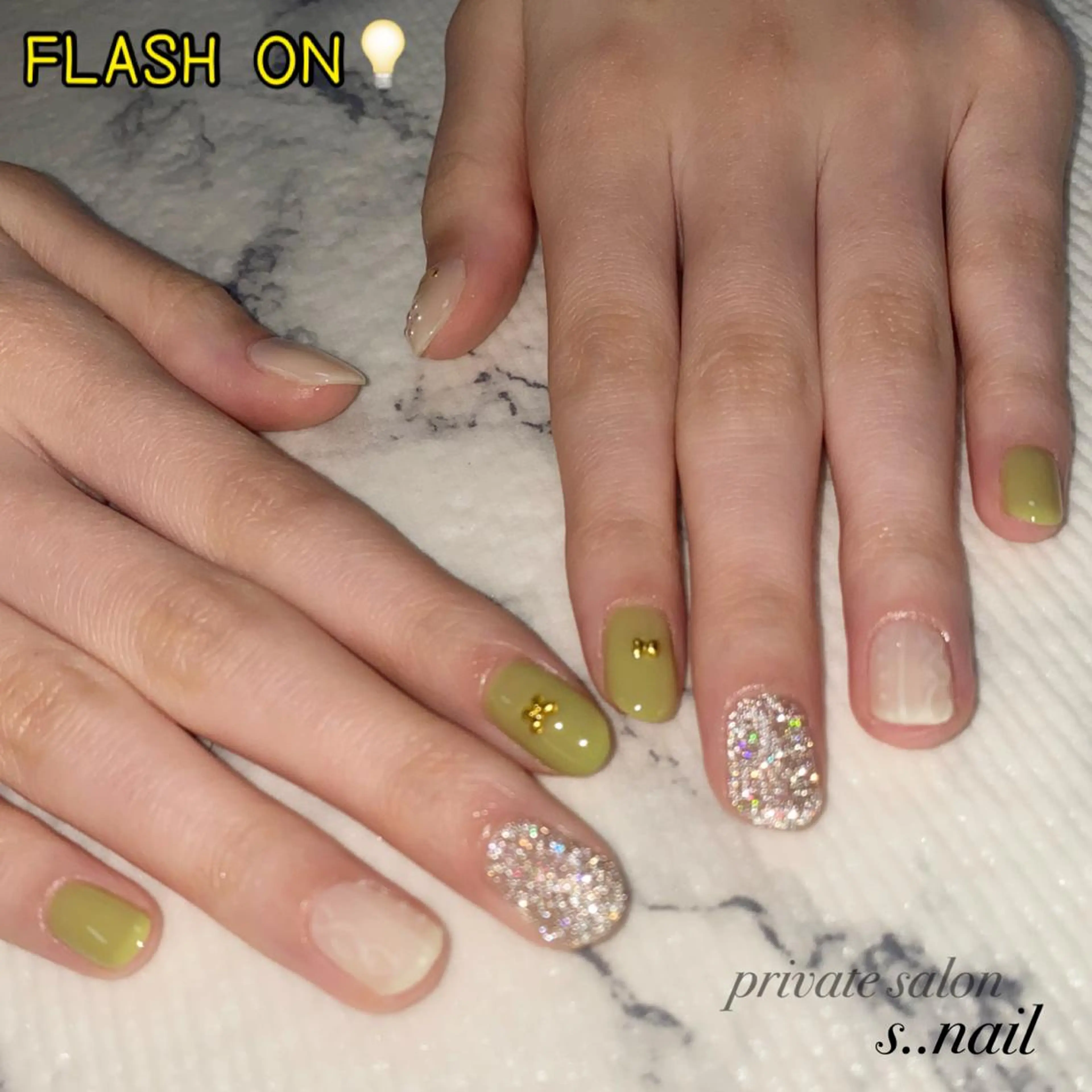 ネイル ラメ(グリッター) ハンドネイル フットネイル s..nail / MORITAのネイルデザイン
