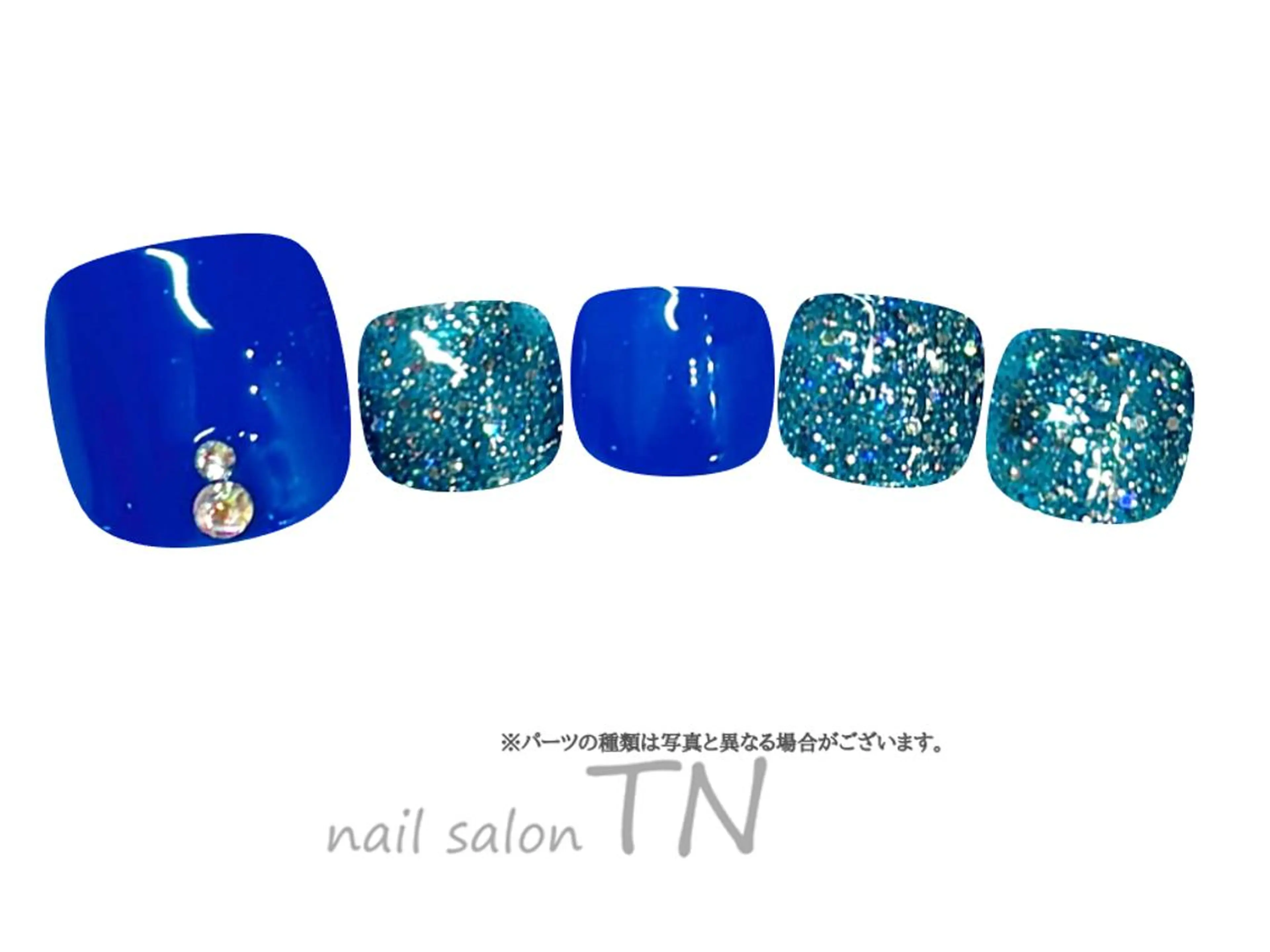 ネイル フットネイル 中島 実穂のネイルデザイン