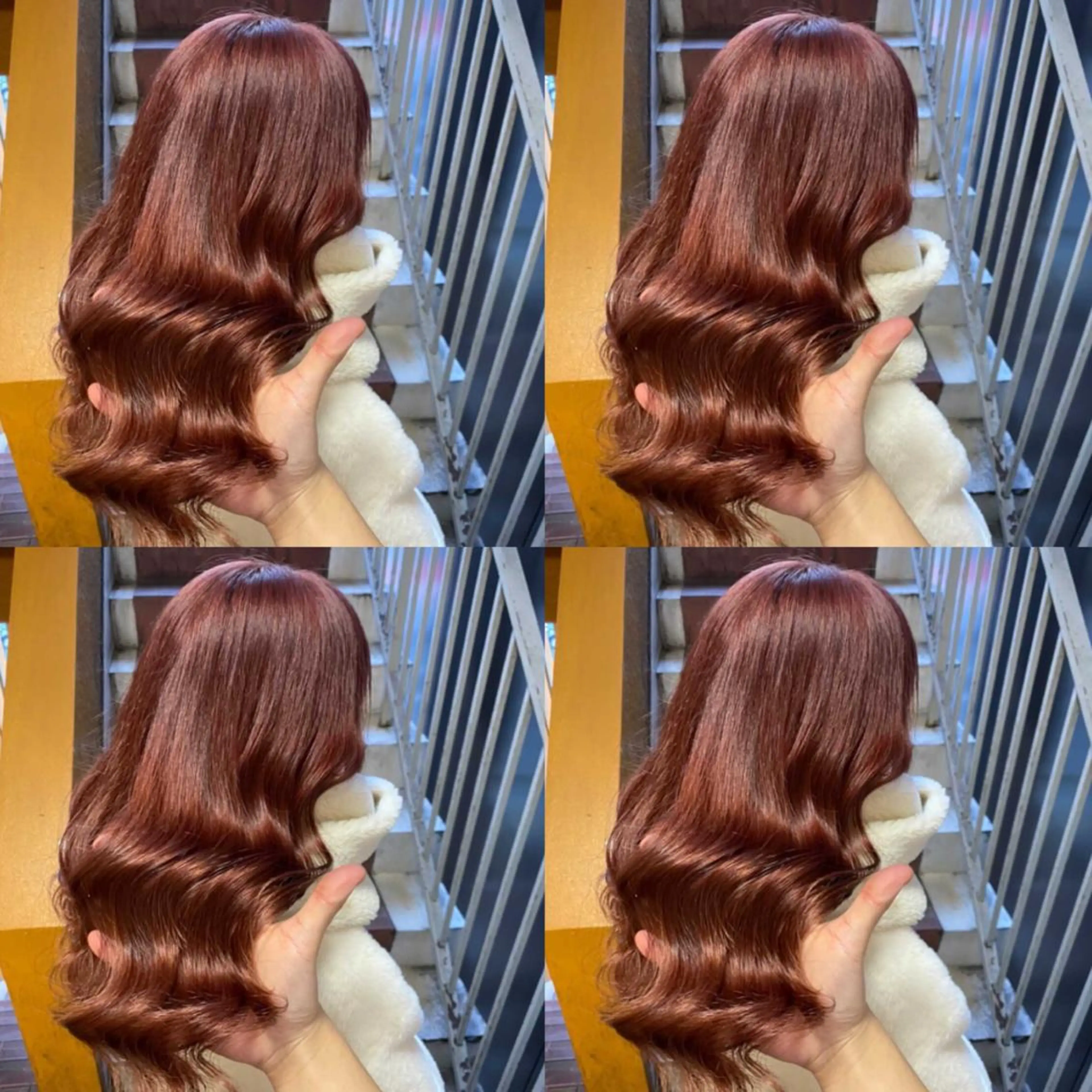 ロング カラー ヘアアレンジ 🦋韓国ヘア 坂本 菜摘🦋のヘアスタイル