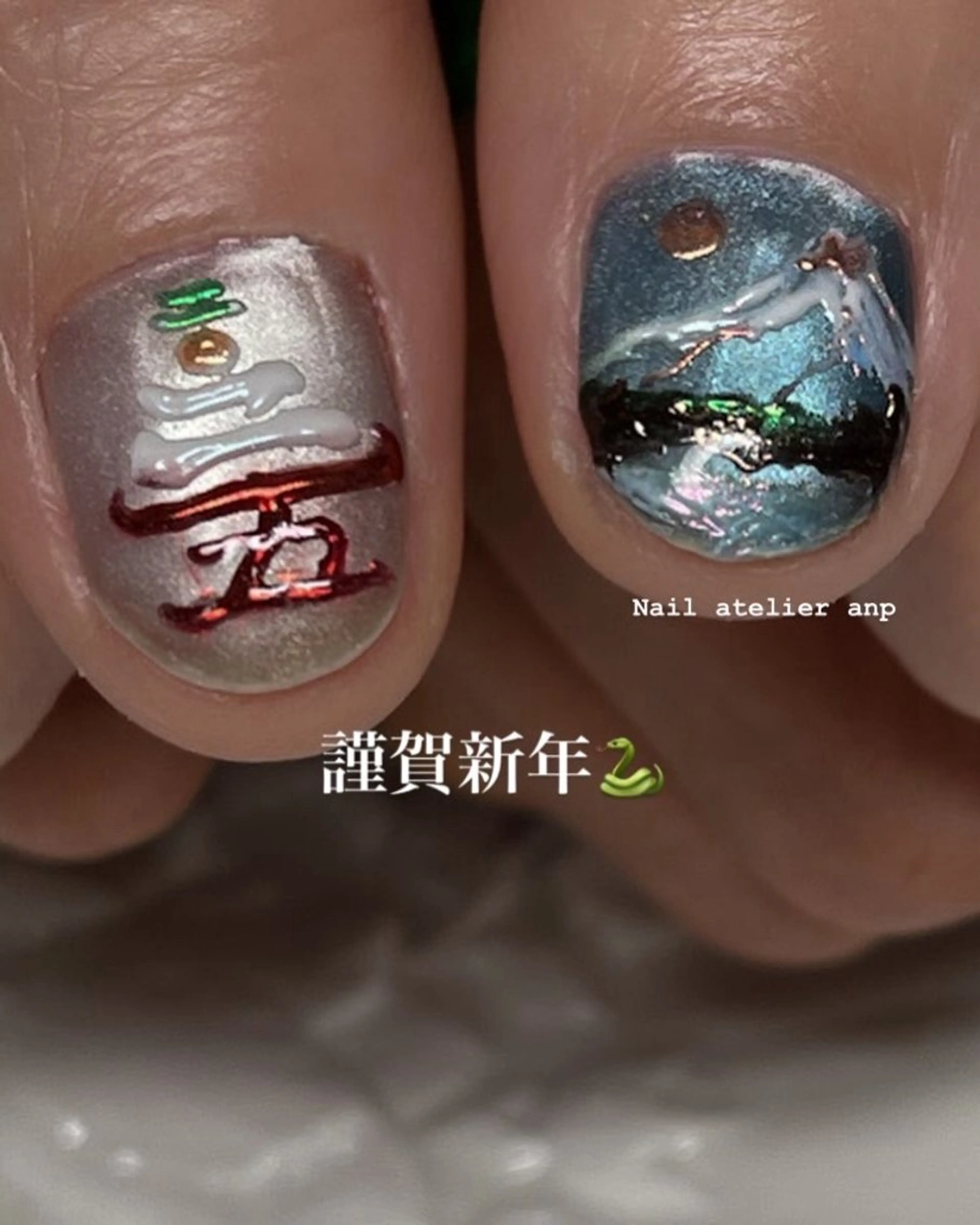 ネイル アートネイル ネイルアトリエ anpアンプのネイルデザイン