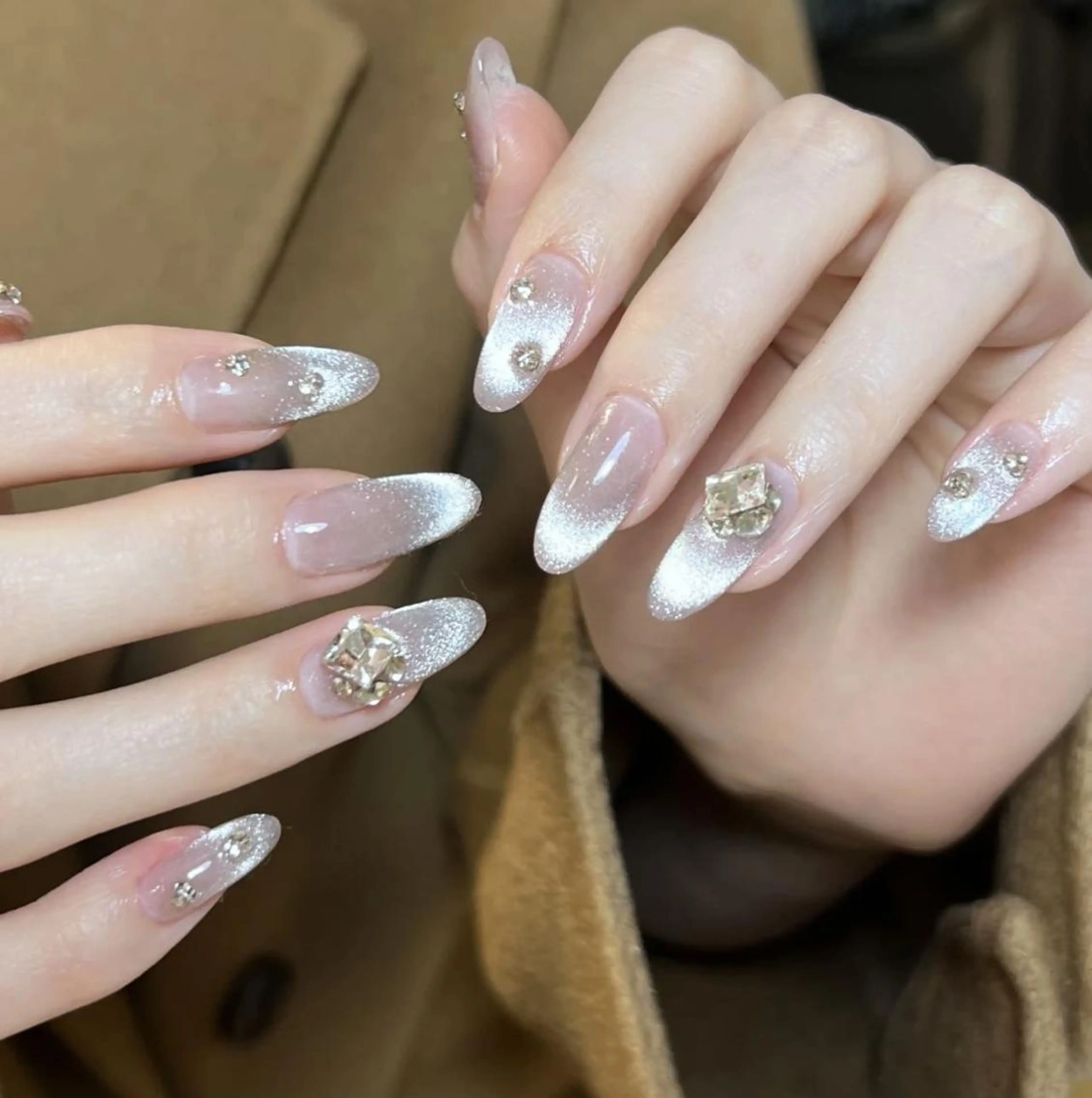 ネイル アートネイル 長さ出し ネイルチップ Queen's ゆなのネイルデザイン