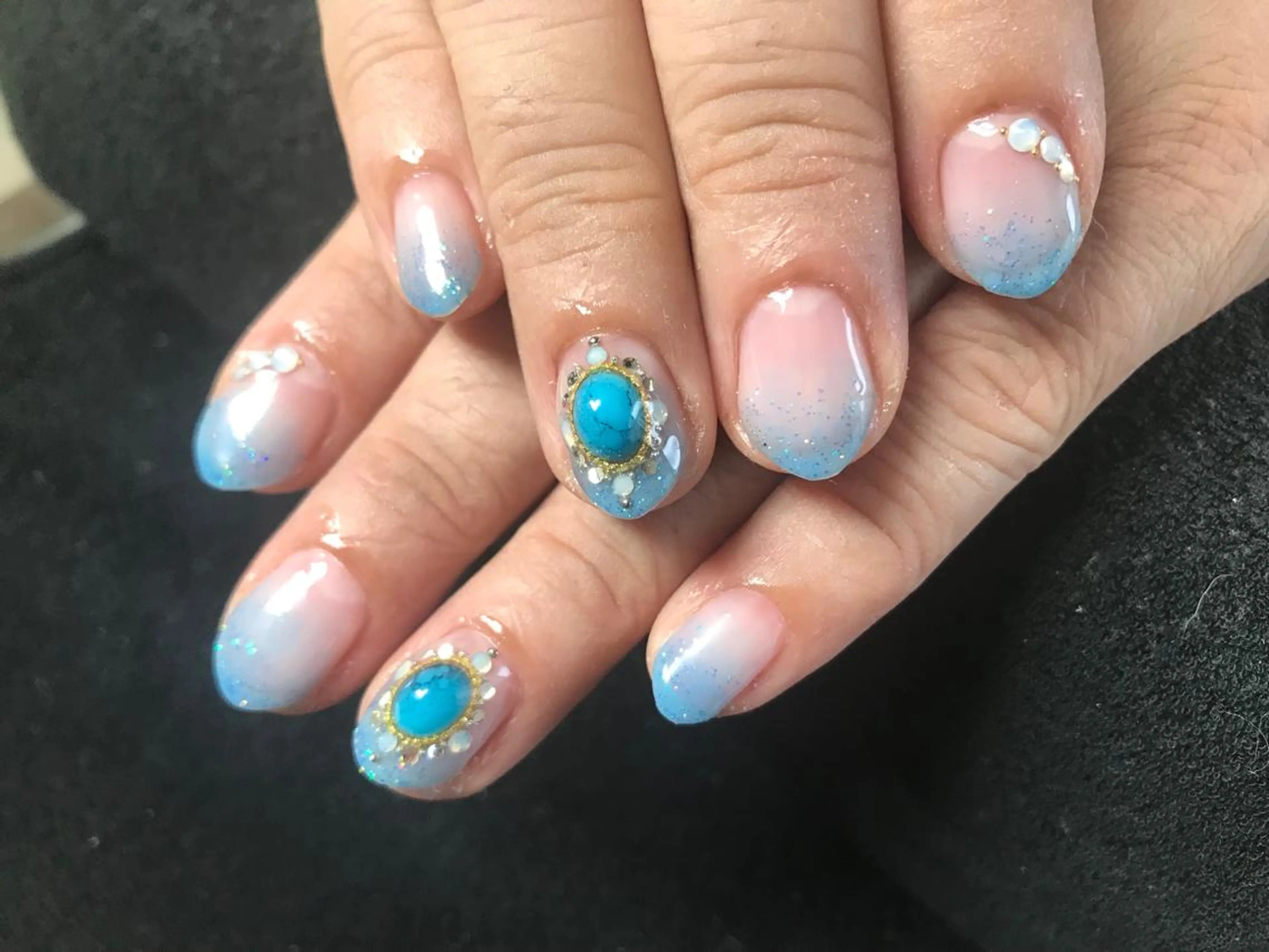 ネイル ハンドネイル Mana‪ ‪·͜· ❤︎‬のネイルデザイン