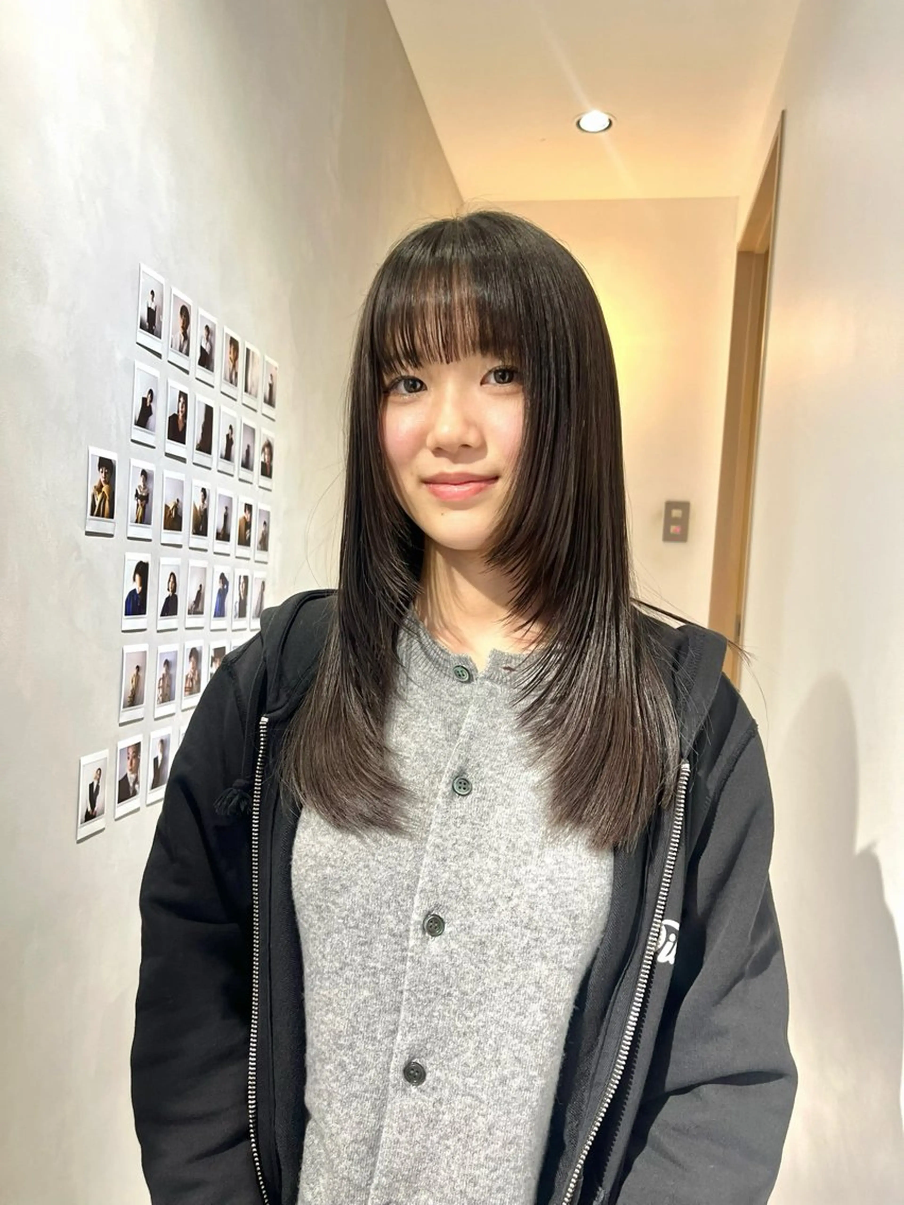 セミロング カラー ヘアアレンジ FILMS所属・FILMS熊取谷 花のヘアスタイル