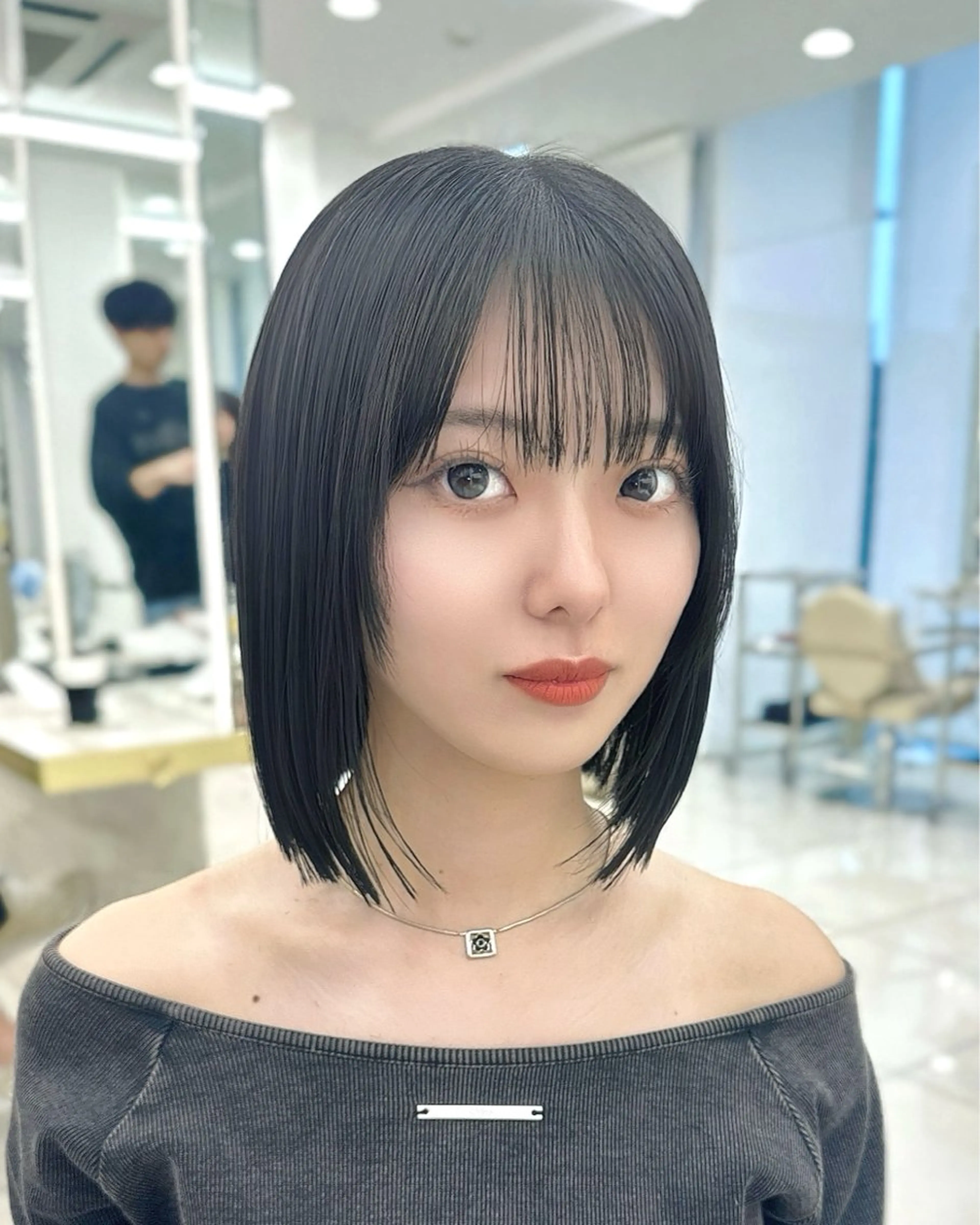 ショート 韓国顔まわり/前髪 /レイヤー/いつきのヘアスタイル