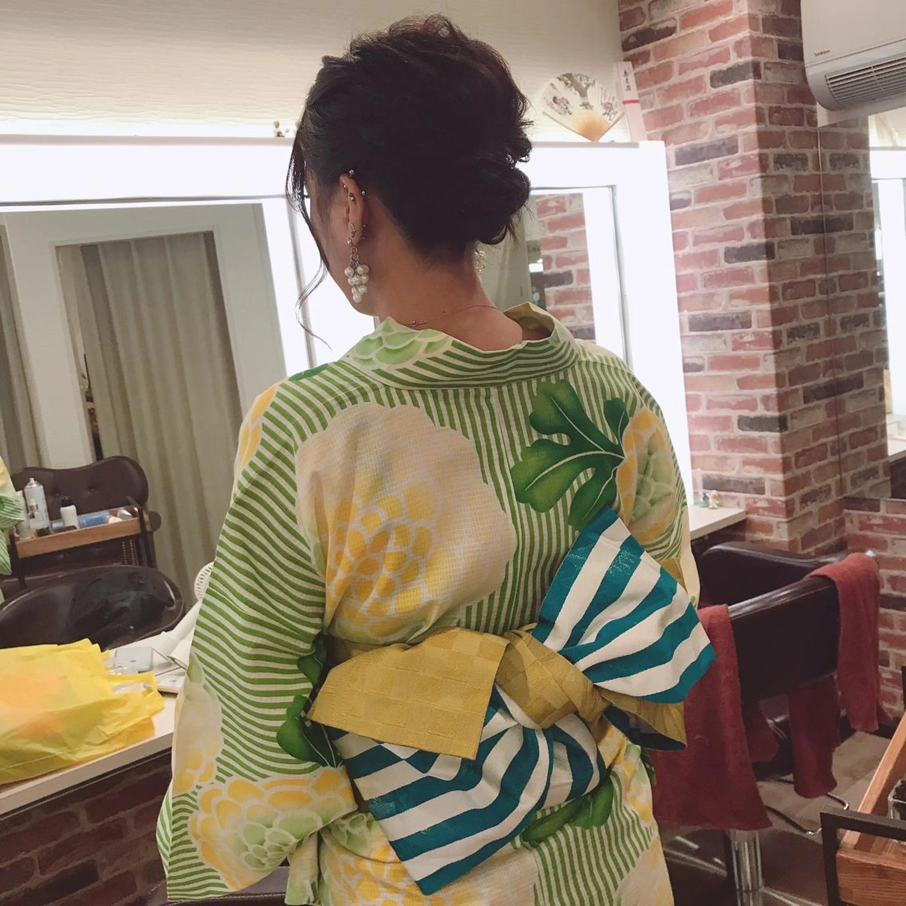 《浴衣着付け＋ヘアセット》👘♡の写真