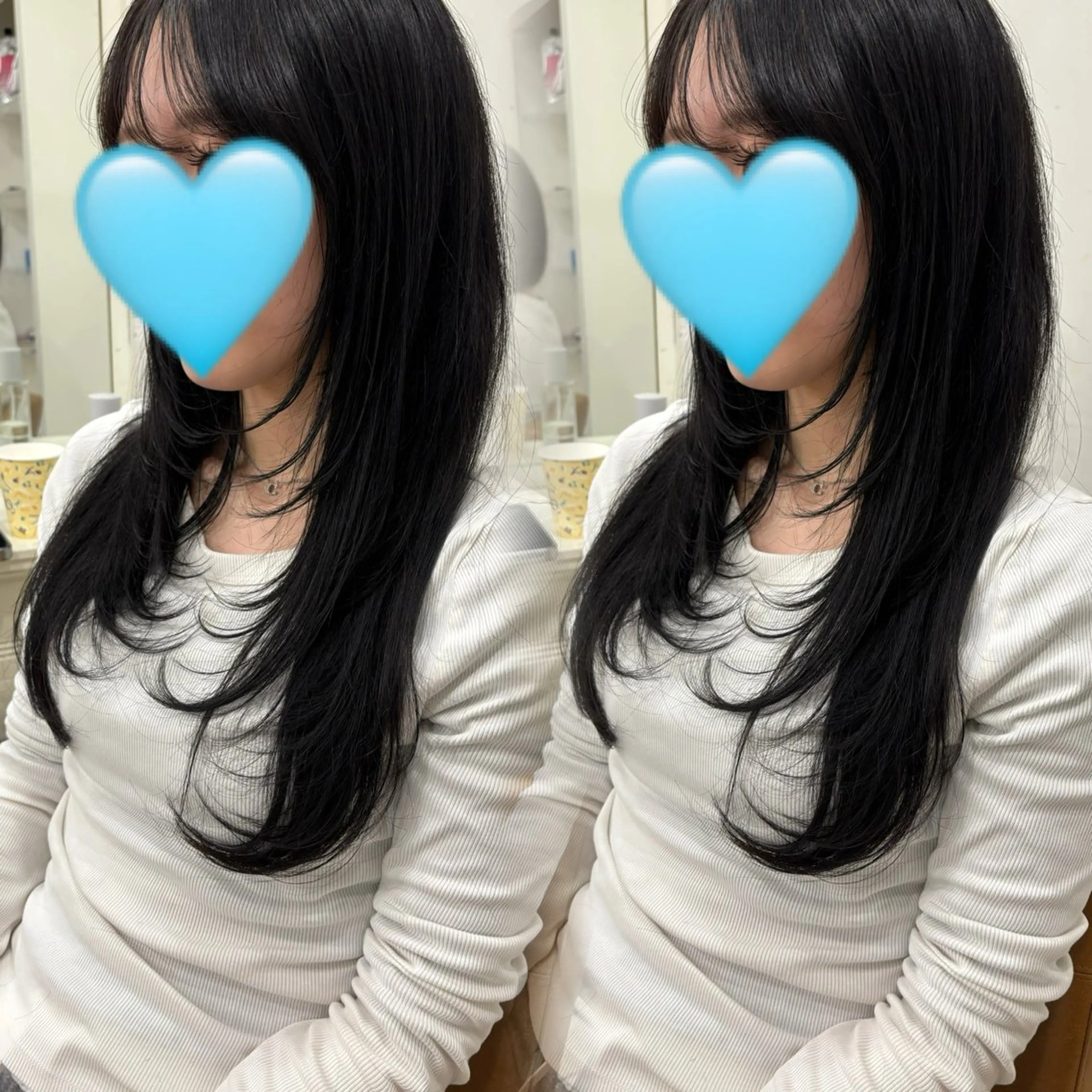 ロング カット トリートメント デザインカラー/ ハイトーン🍀白石のヘアスタイル