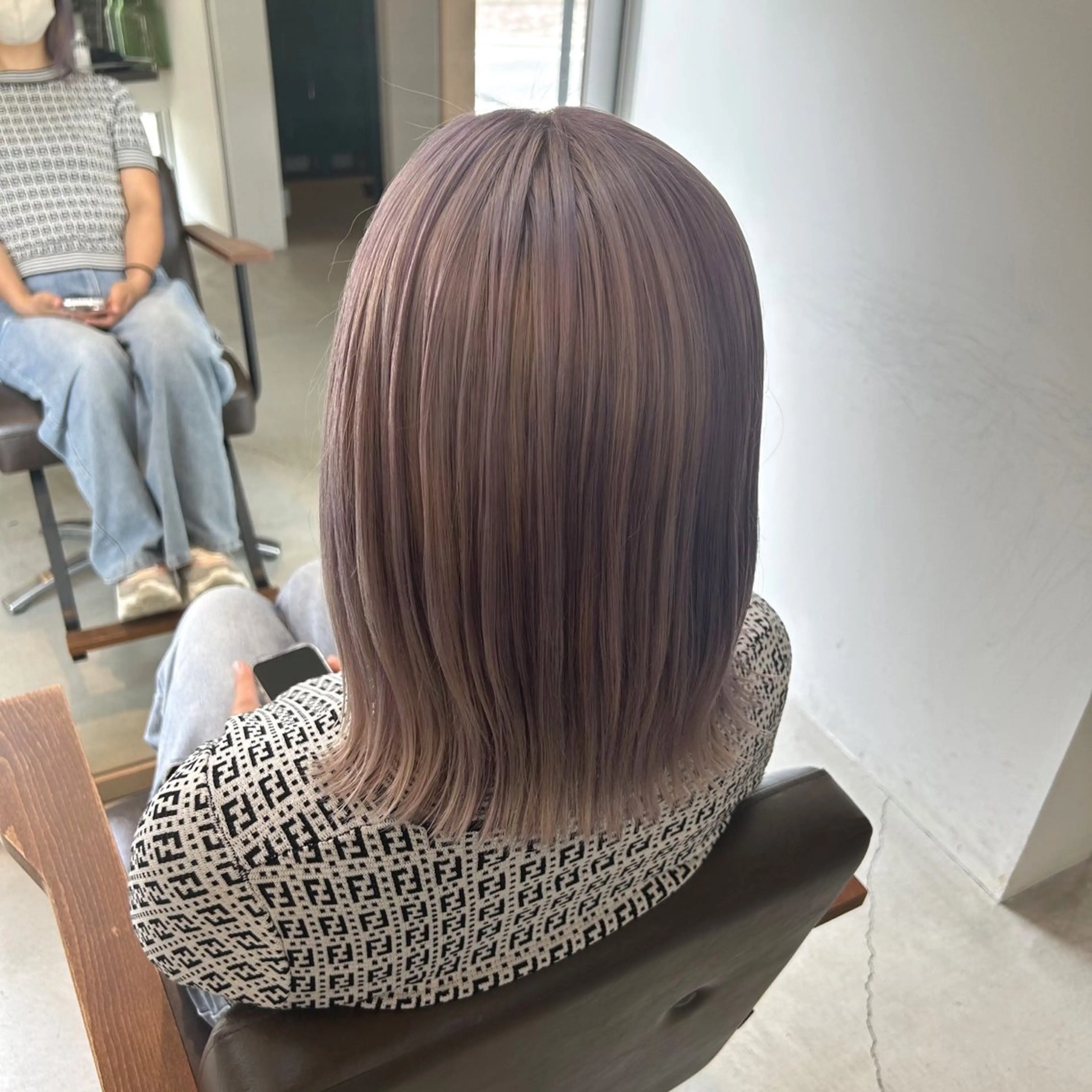 ミディアム カット ヘアカラー kachina所属・綿貫 美雪のヘアスタイル