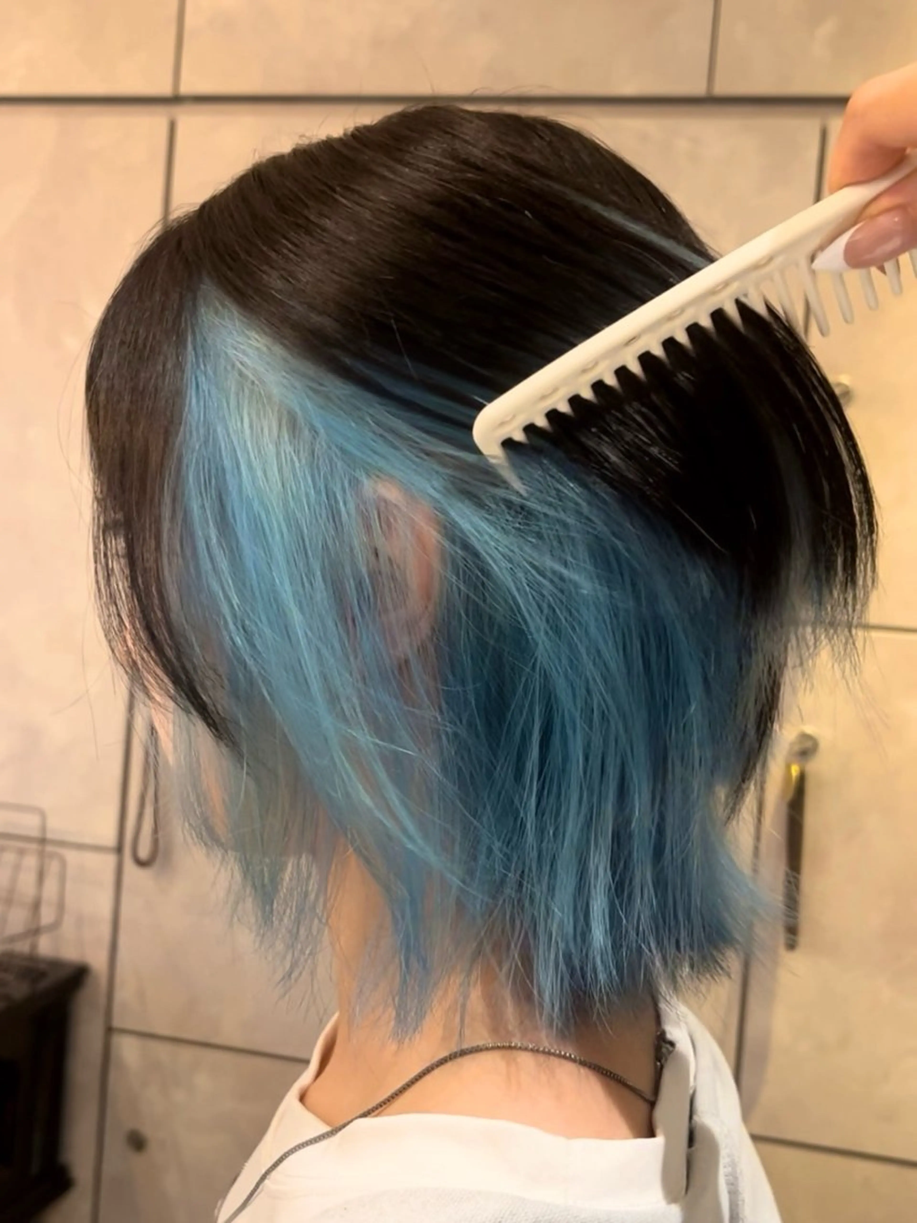 ミディアム カラー Lani5710所属・🎀ハイトーン・艶 カラー HANA🎀のヘアスタイル