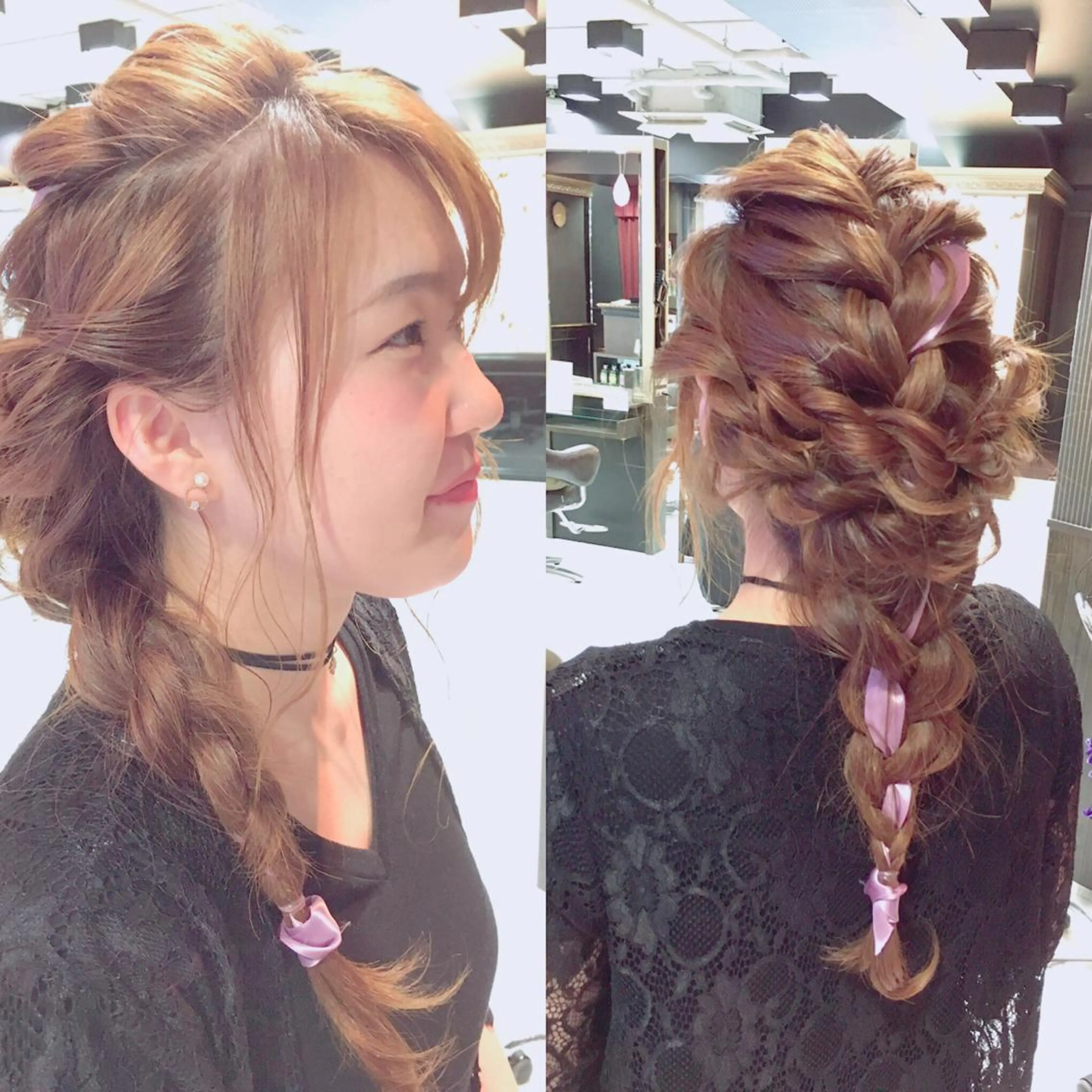 ロング ヘアアレンジ トップスタイリスト 小澤純一のヘアスタイル