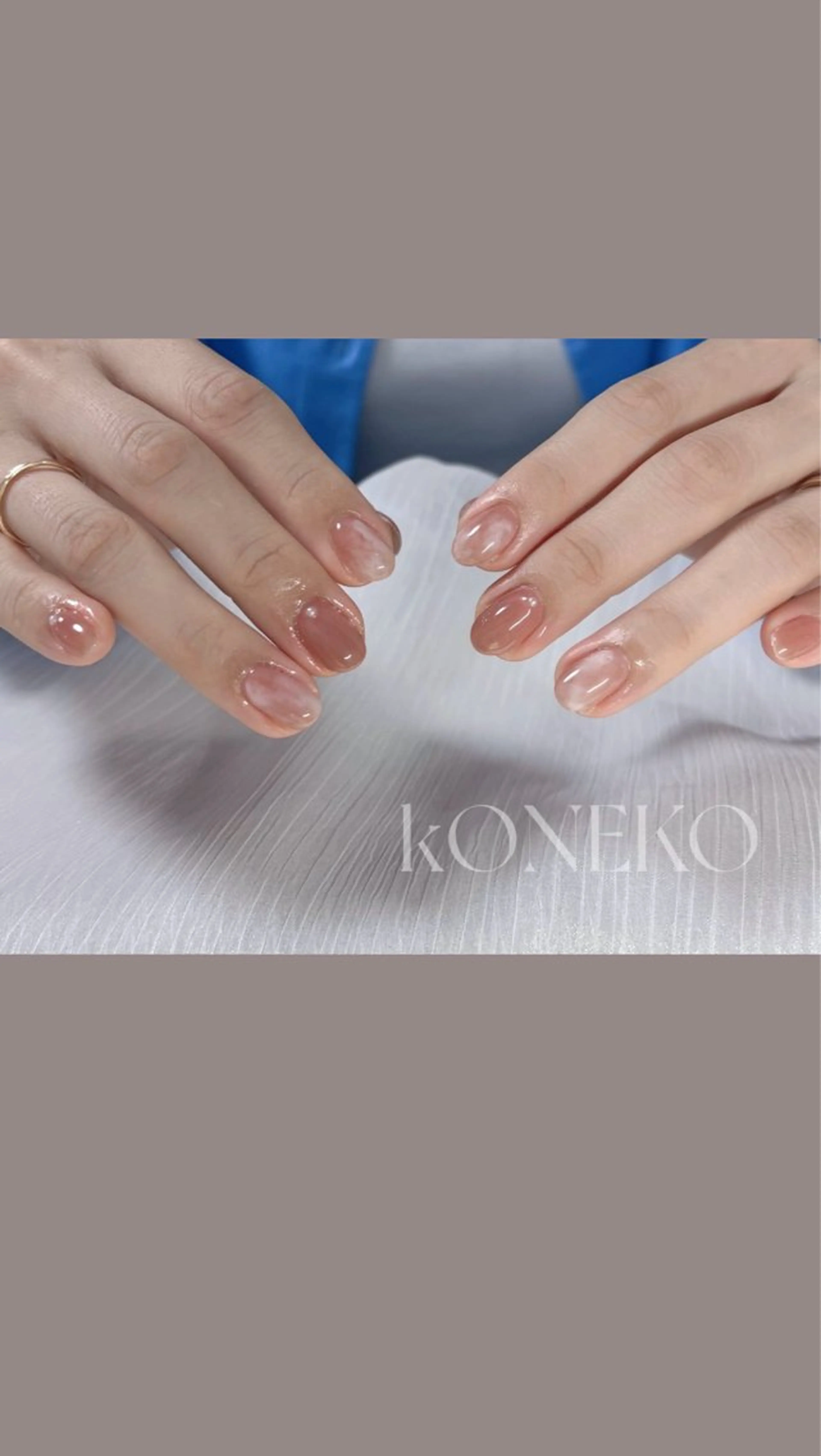 ネイル ハンドネイル コネコネイルサロン モデル用のネイルデザイン