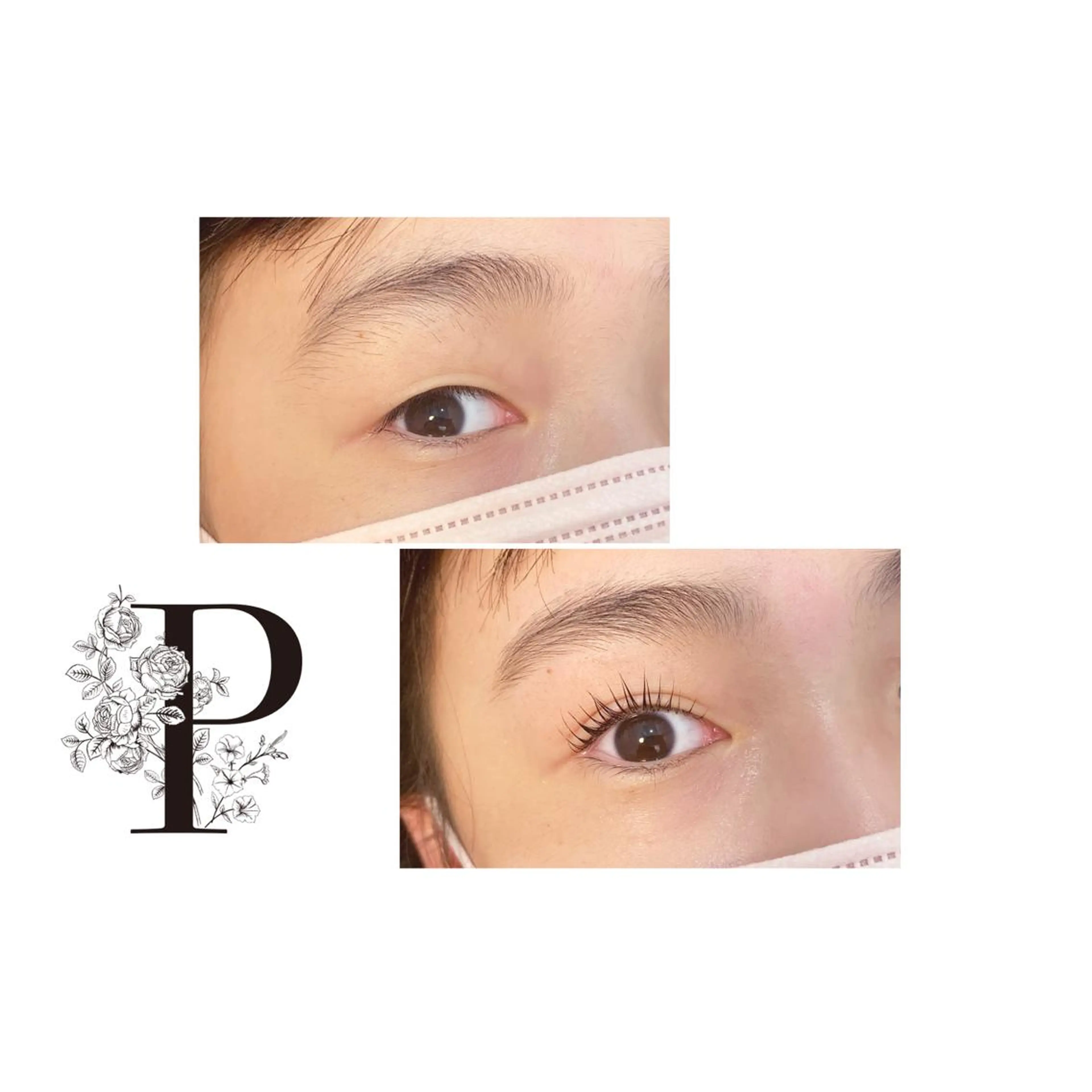 マツエク・マツパ アイブロウ 眉毛ワックス脱毛 パリジェンヌラッシュリフト まつげパーマ プロカラーカレン 藤井寺所属・プロカラーカレン 藤井寺店のマツエク・マツパデザイン