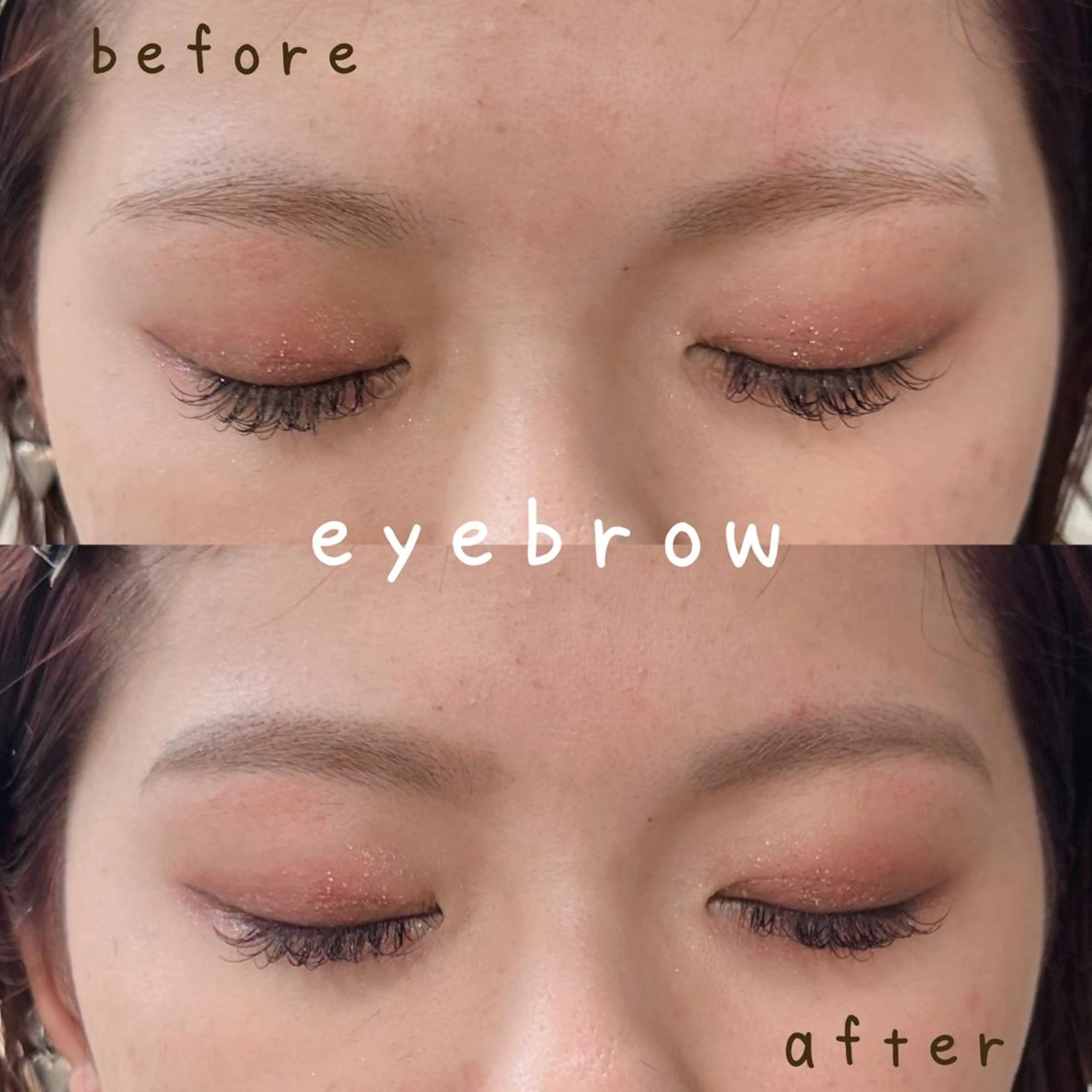 アイブロウ ハイトーン/暖色/ 眉/メイク/Rinaのヘアスタイル