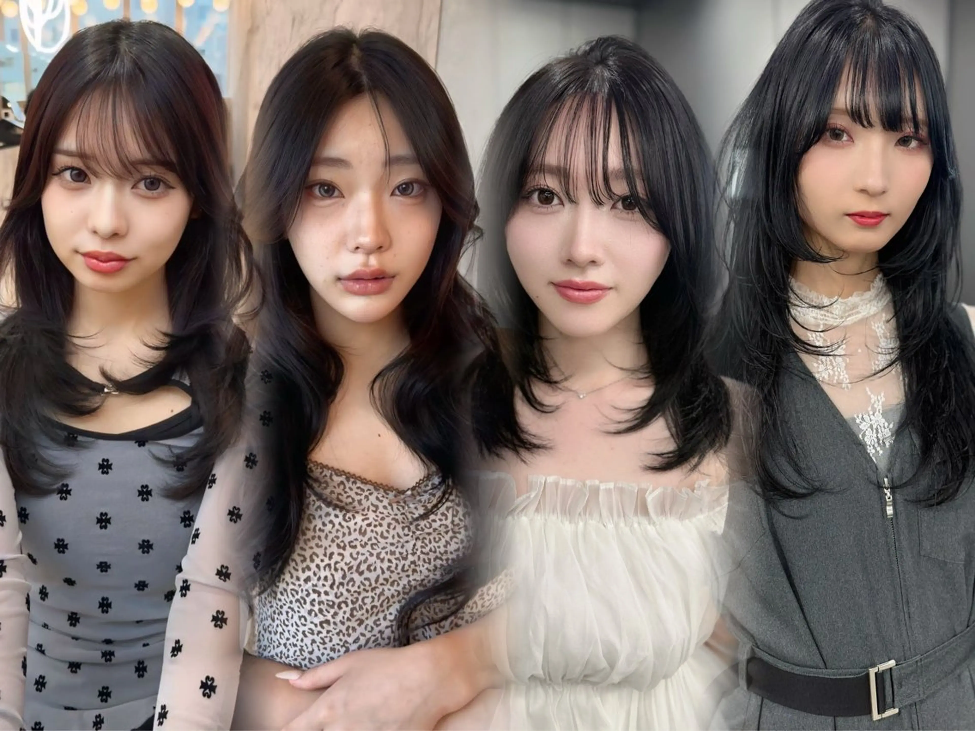 ロング レイヤーカット Sea Shinjuku所属・ハッシュカット/ 韓国レイヤーTERUのヘアスタイル