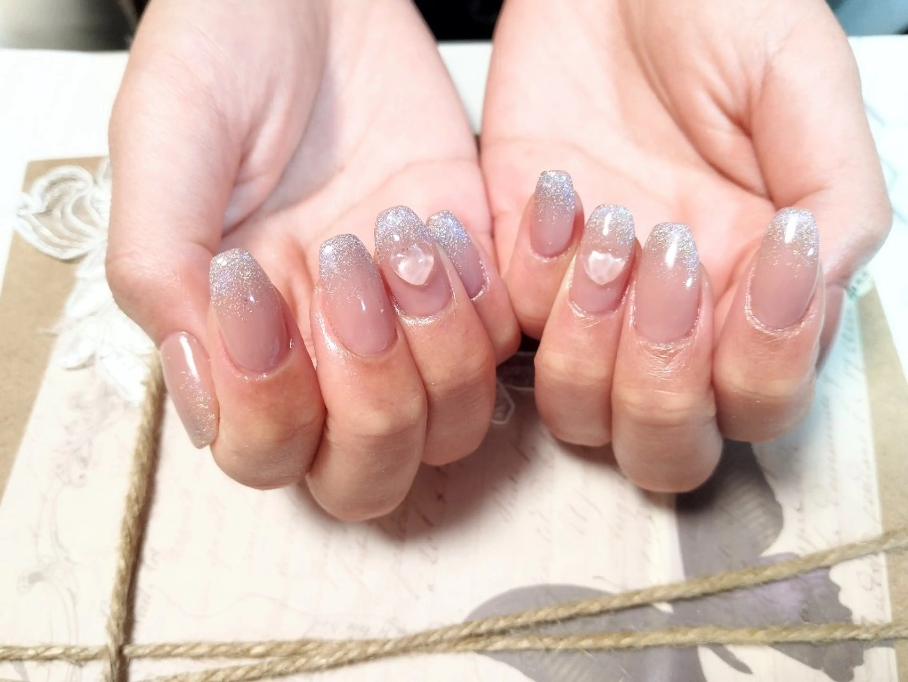 ネイル フレンチネイル マグネットネイル マグネットフレンチ ハンドネイル ハンドケア ＤI'A ネイルサロンのネイルデザイン