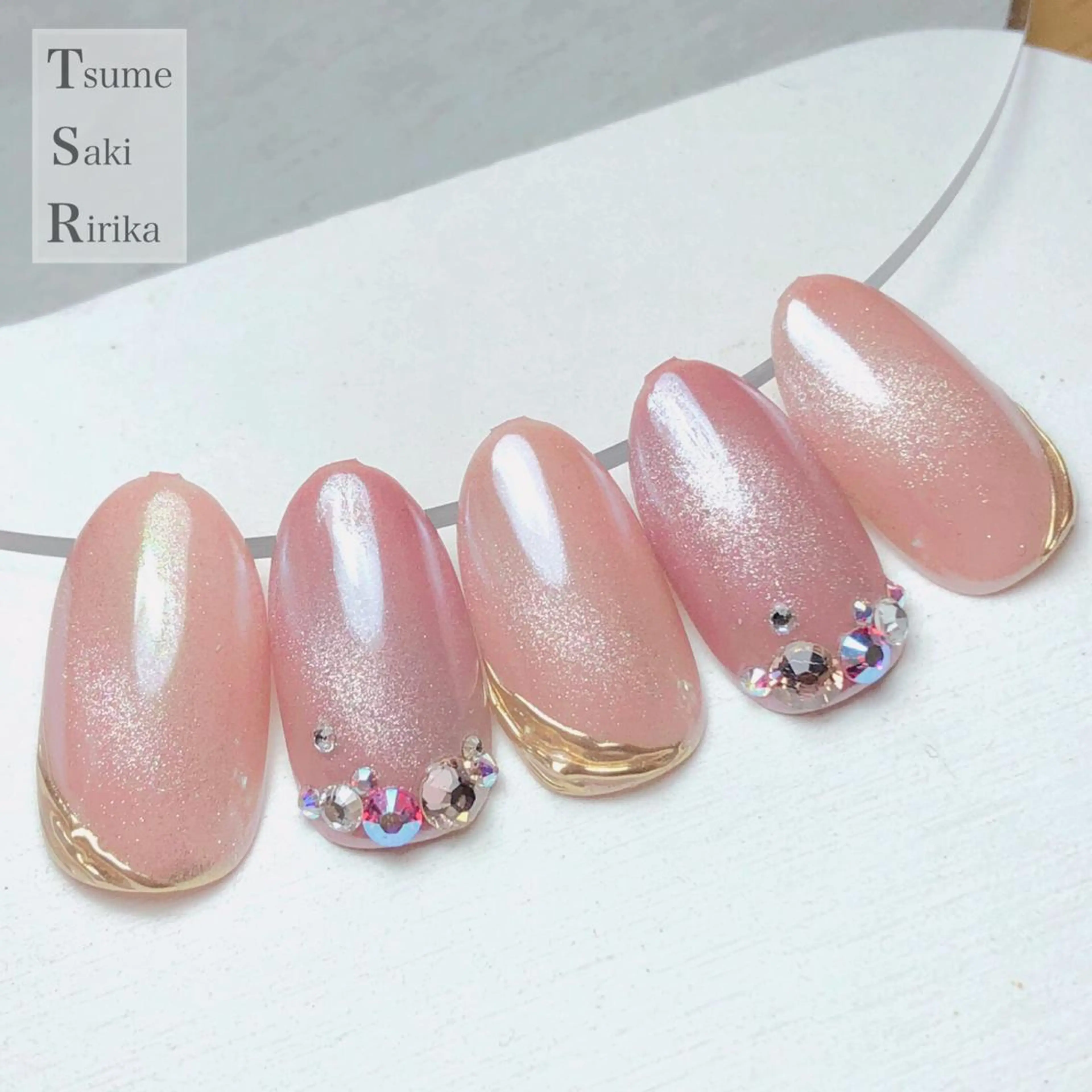 ネイル 爪咲 りり花のネイルデザイン