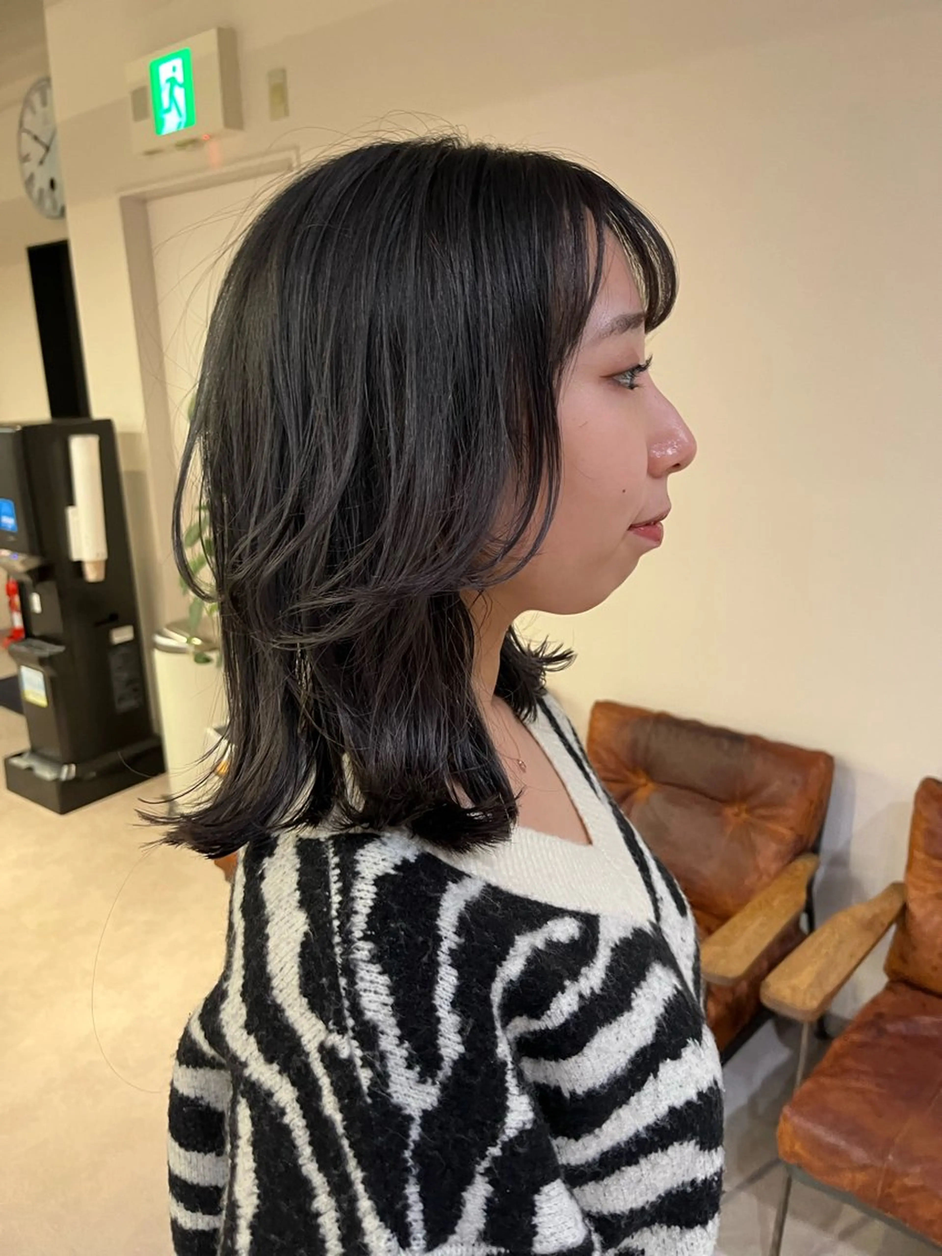 ミディアム レイヤーカット YUI🍊 ボブ/メンズパーマのヘアスタイル