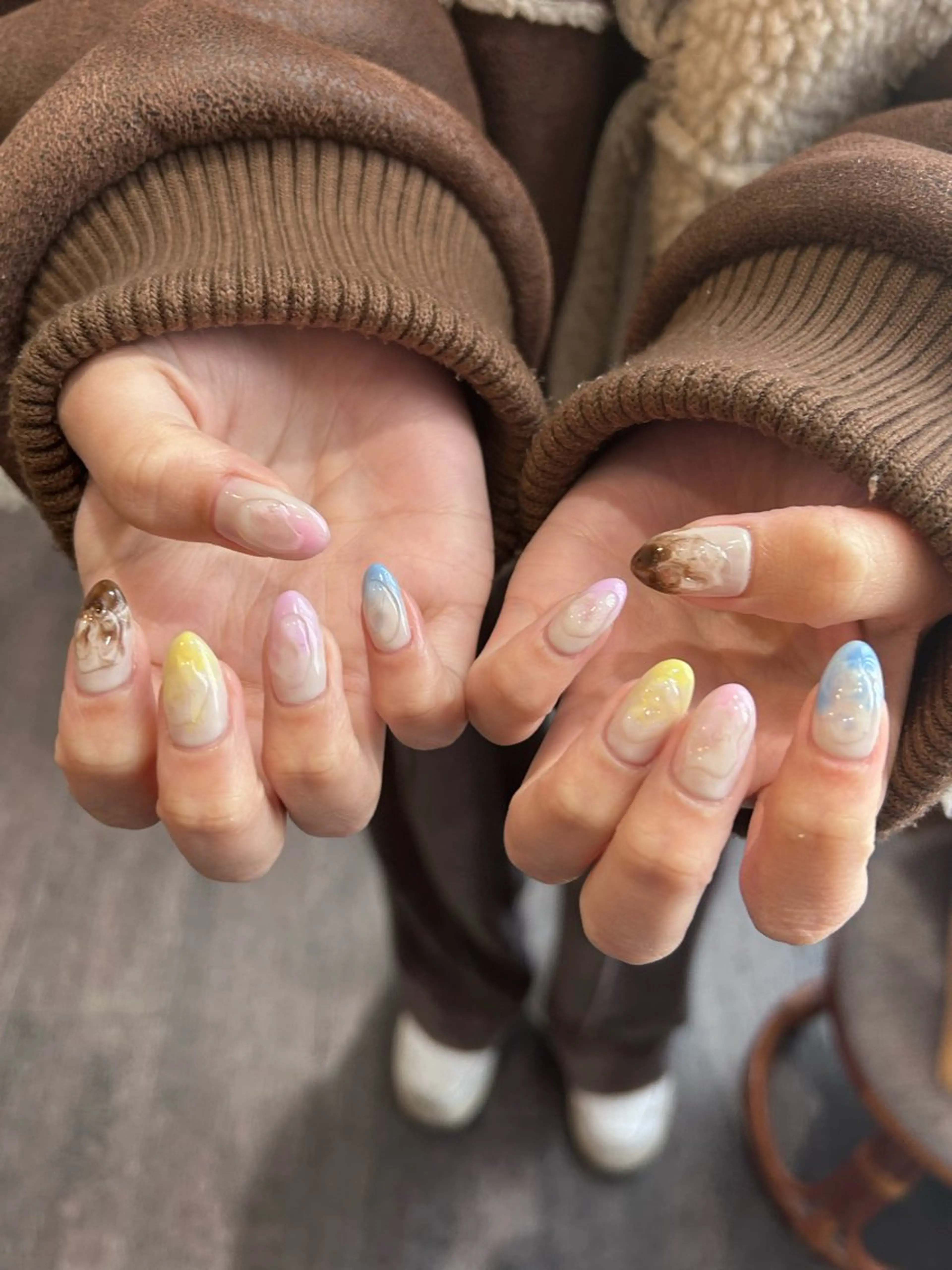 メンズ ネイル ハンドネイル Yarm As Etelのネイルデザイン