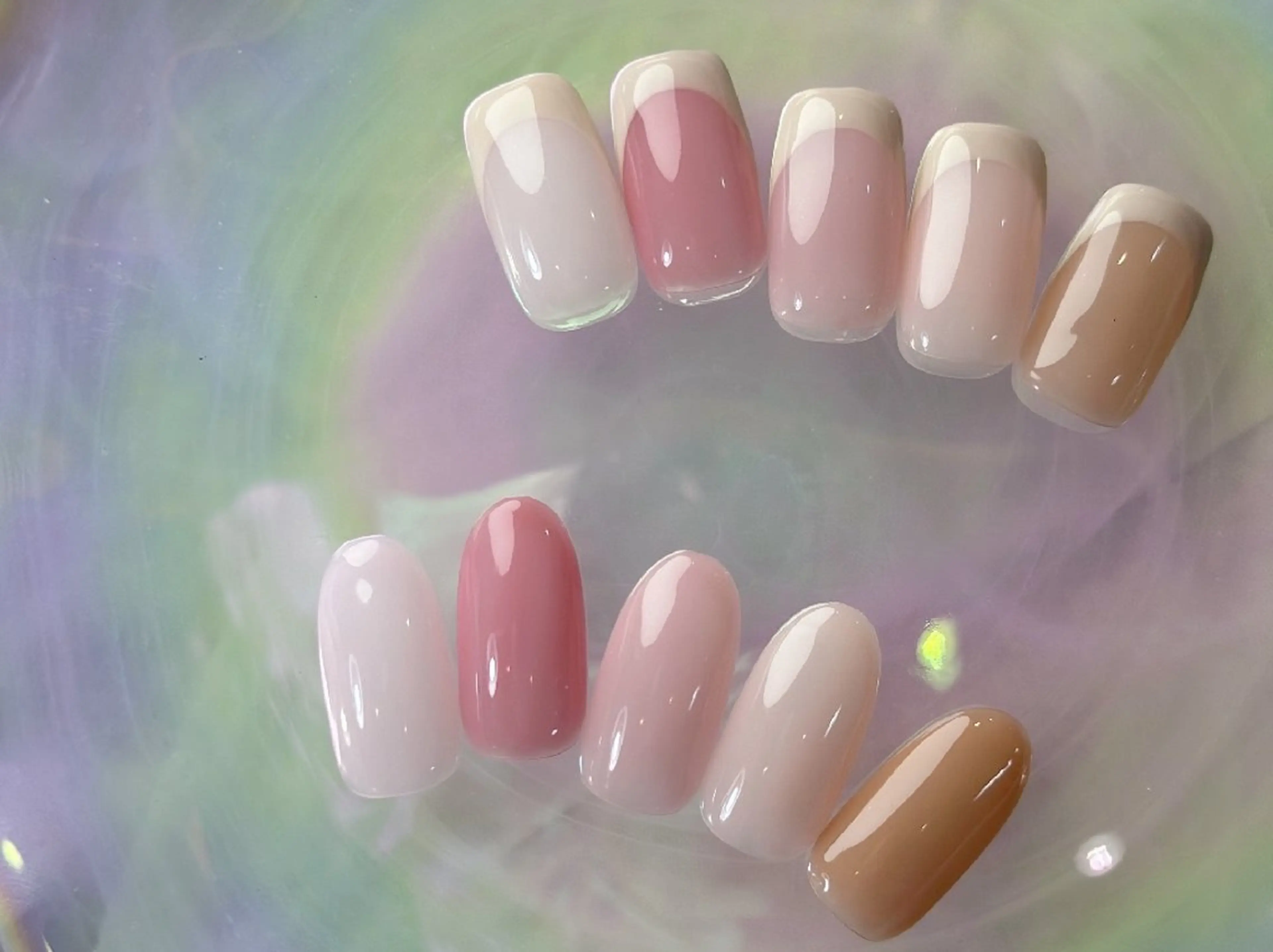 ネイル フレンチネイル ワンカラーネイル 福岡/春吉.HAL nail＆eyeのネイルデザイン