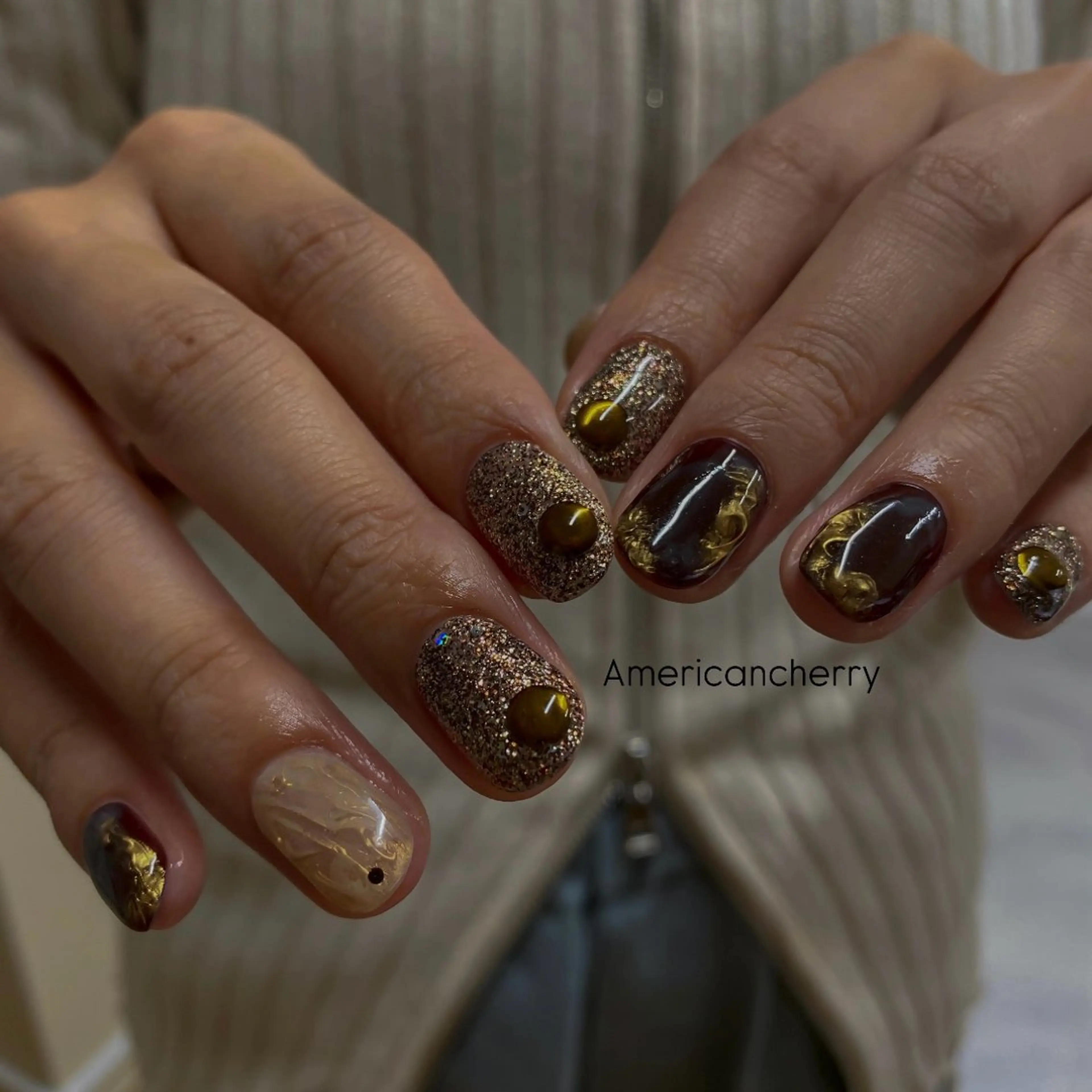 ネイル ジェルネイル マグネットネイル 持ち込み ニュアンスネイル ワンカラーネイル ハンドネイル 草加ニュアンスネイル 🌚hersのネイルデザイン