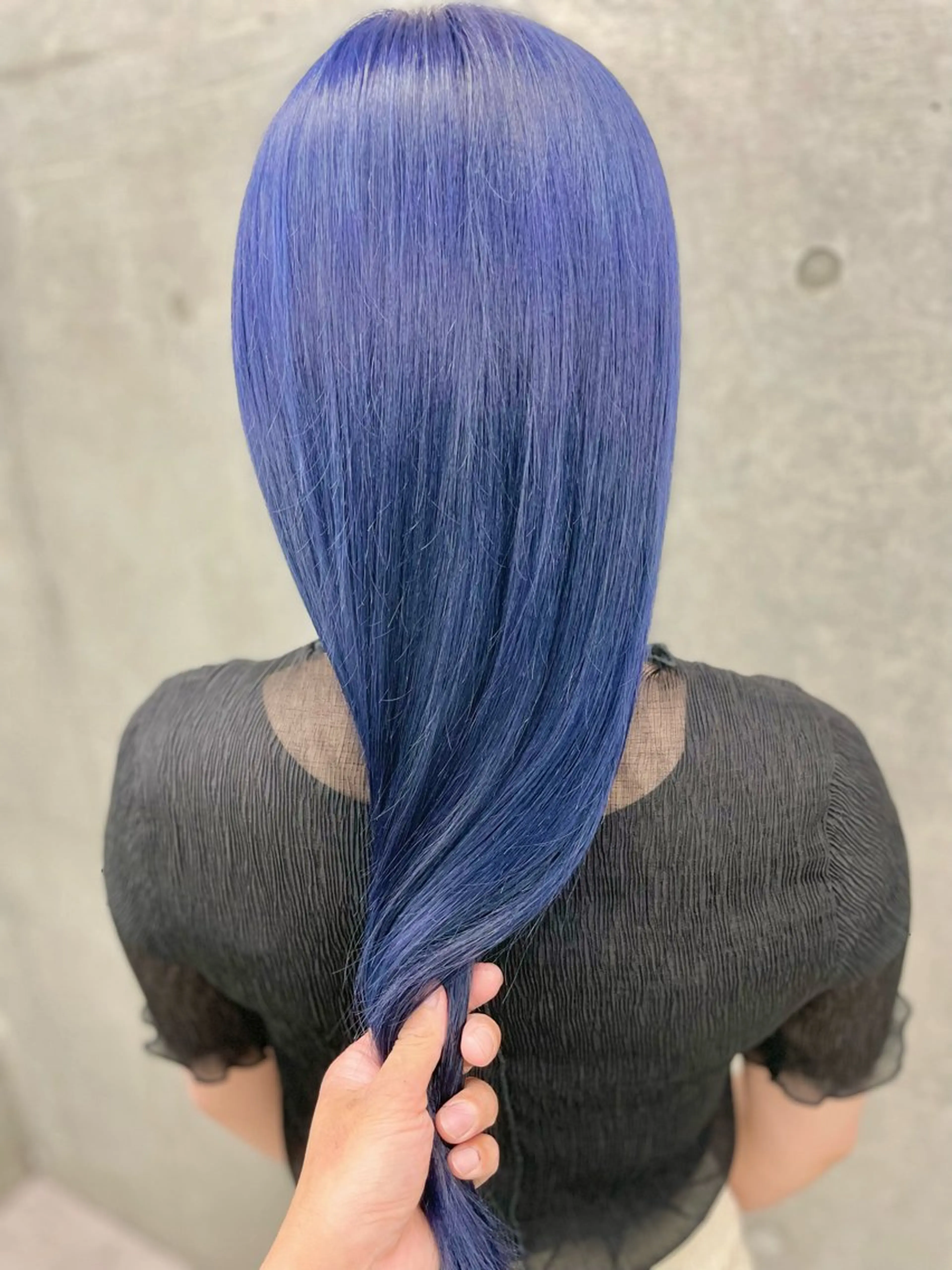 【💙抜群な透明感💙】カット+ダブルカラー+ナノバブル＆Aujua3step超音波アイロントリートメント¥15,400の写真