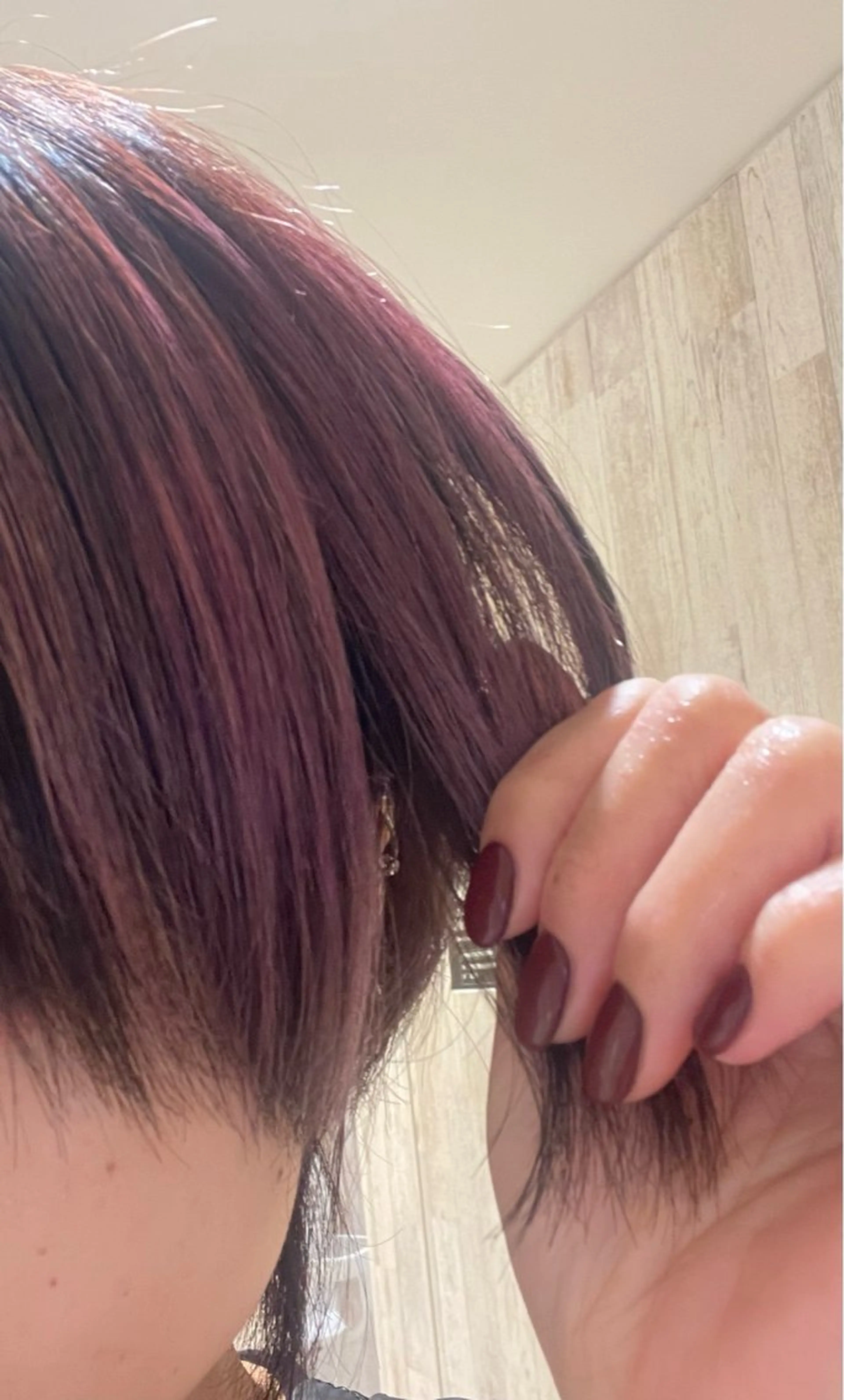 ショート カラー ベージュカラー ブリーチ ブラウンカラー ショコラブラウン 透明感カラー 🌙suwa🌙 /ショートカットのヘアスタイル