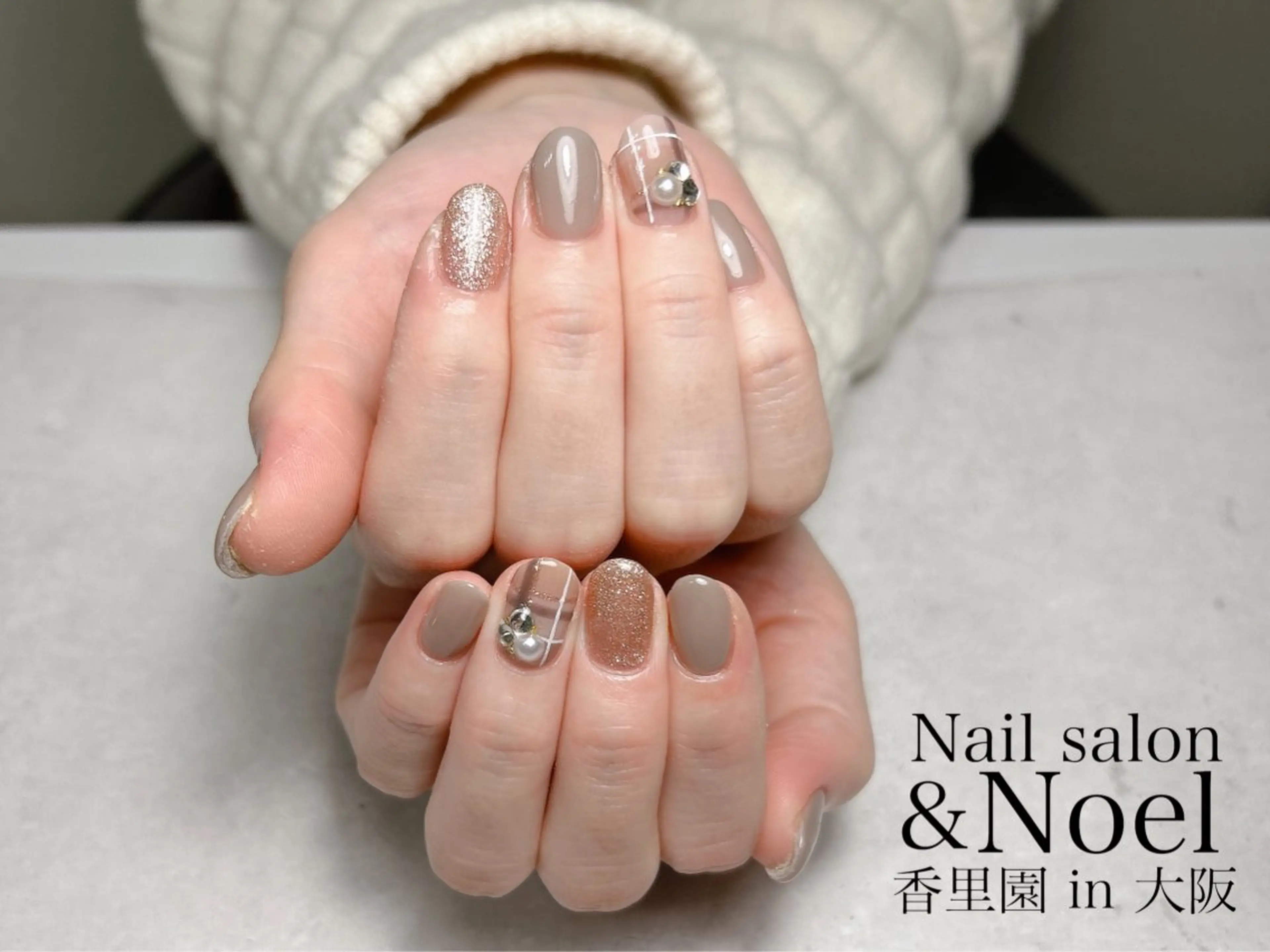 ネイル ハンドネイル Nailsalon  &Noel所属・もも 🍑のネイルデザイン