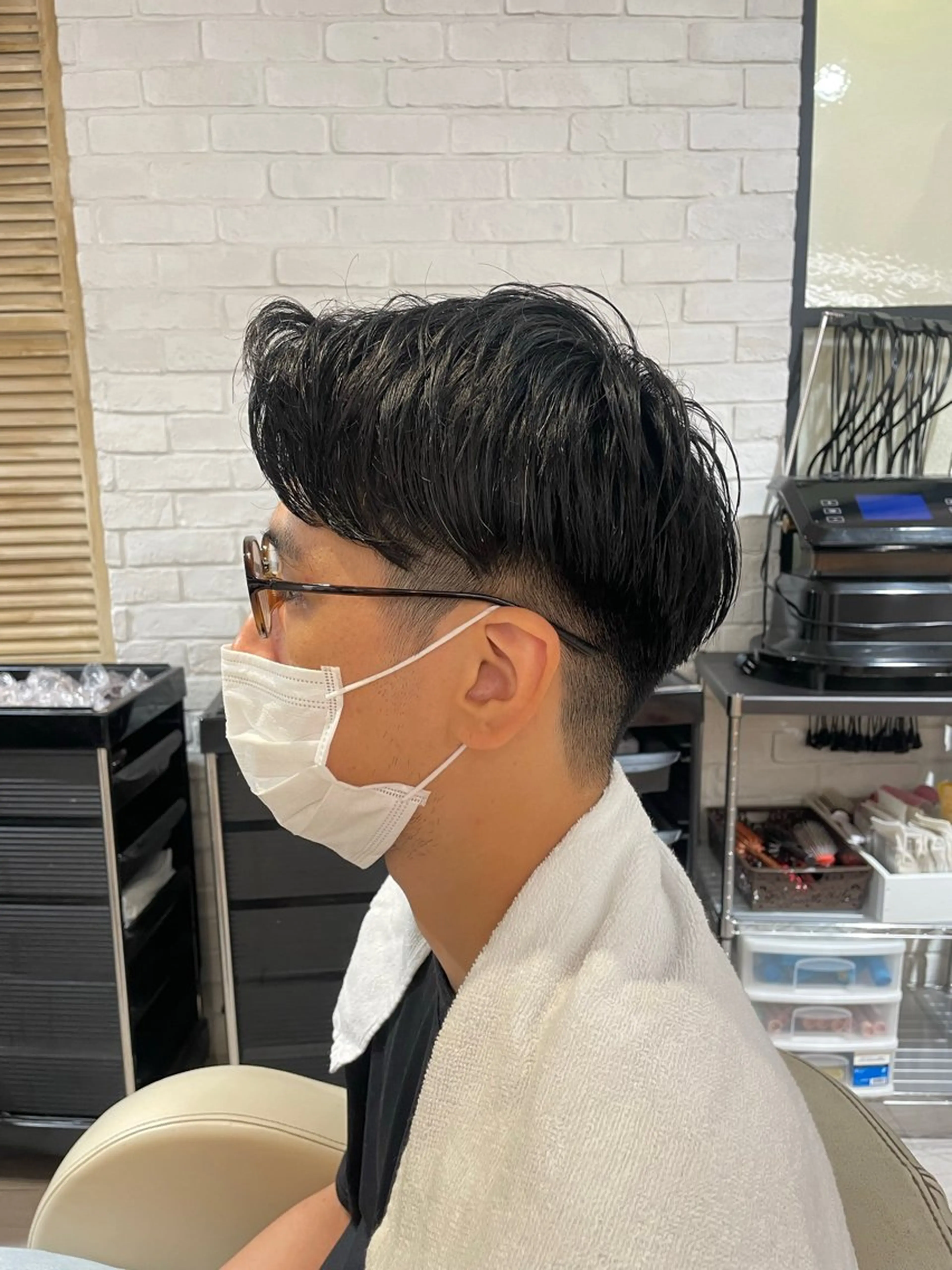 メンズ miwa/ボブパーマ /モードボブのヘアスタイル