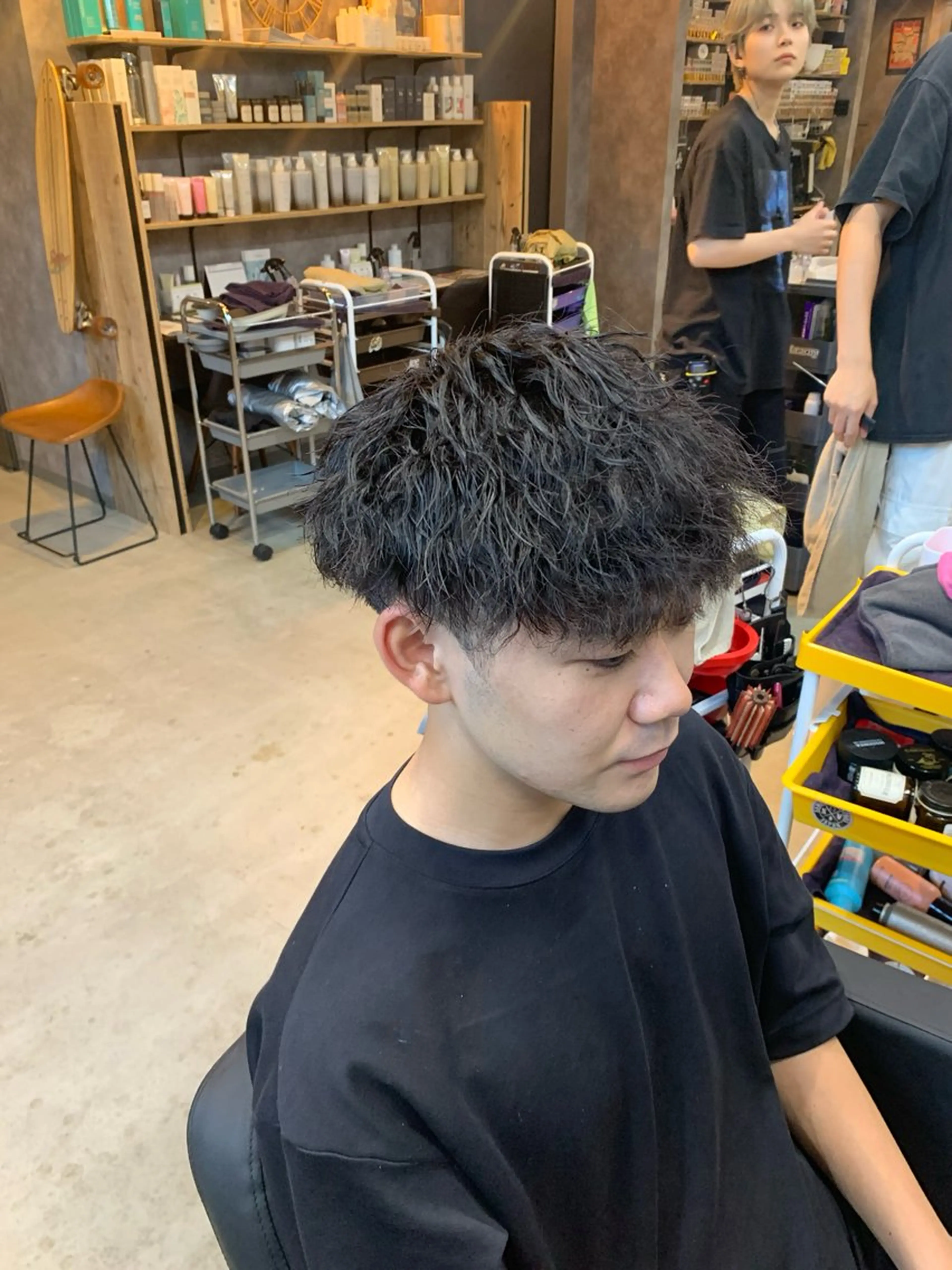 パーマ メンズ マッシュ メンズパーマ ツイストスパイラルパーマ スパイラルパーマ カット パーマ ⚡️メンズパーマ特化 mens支持◎/忠地のヘアスタイル