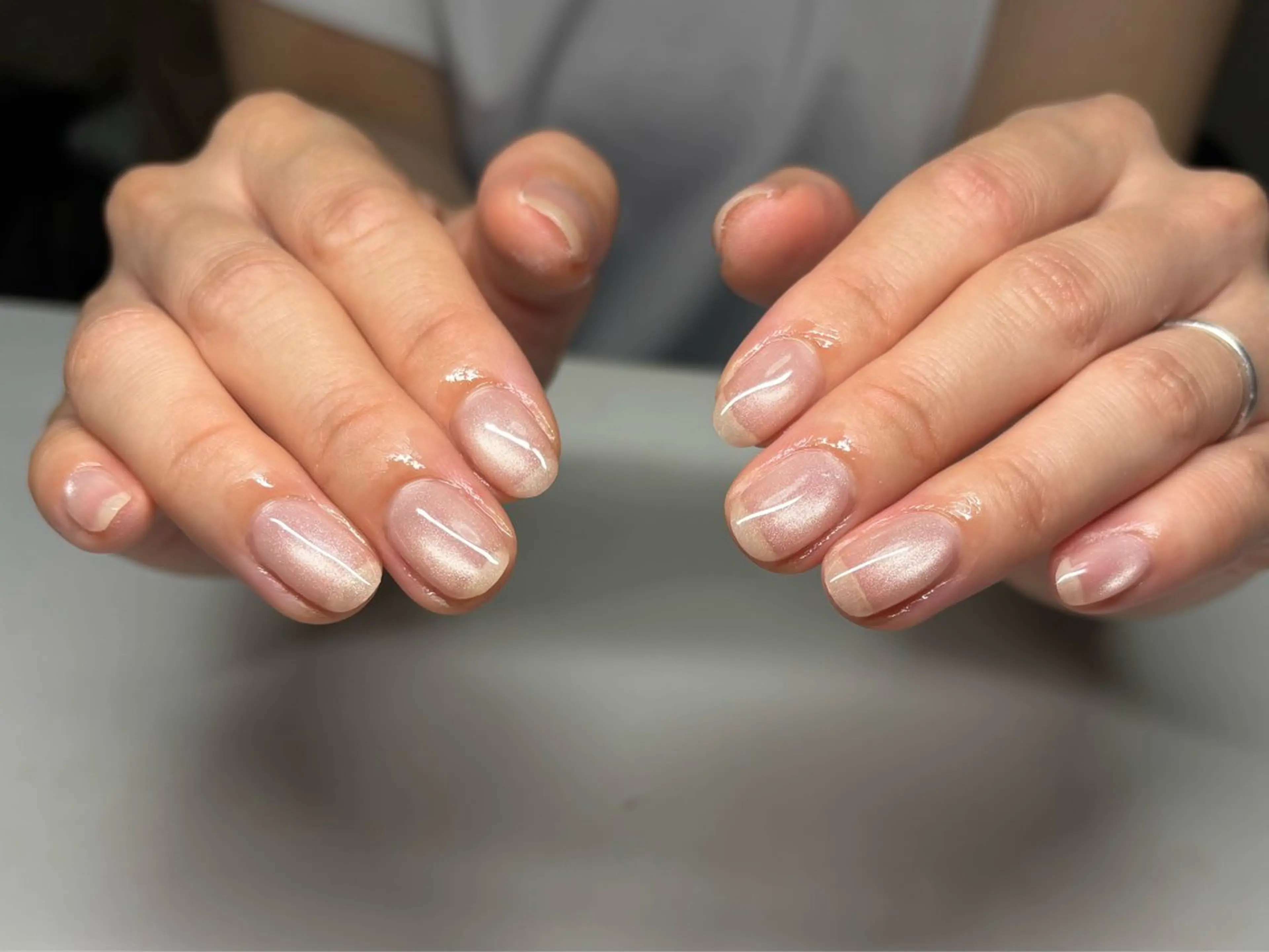 ネイル マグネットネイル オフィスネイル ハンドネイル nayu nailのネイルデザイン