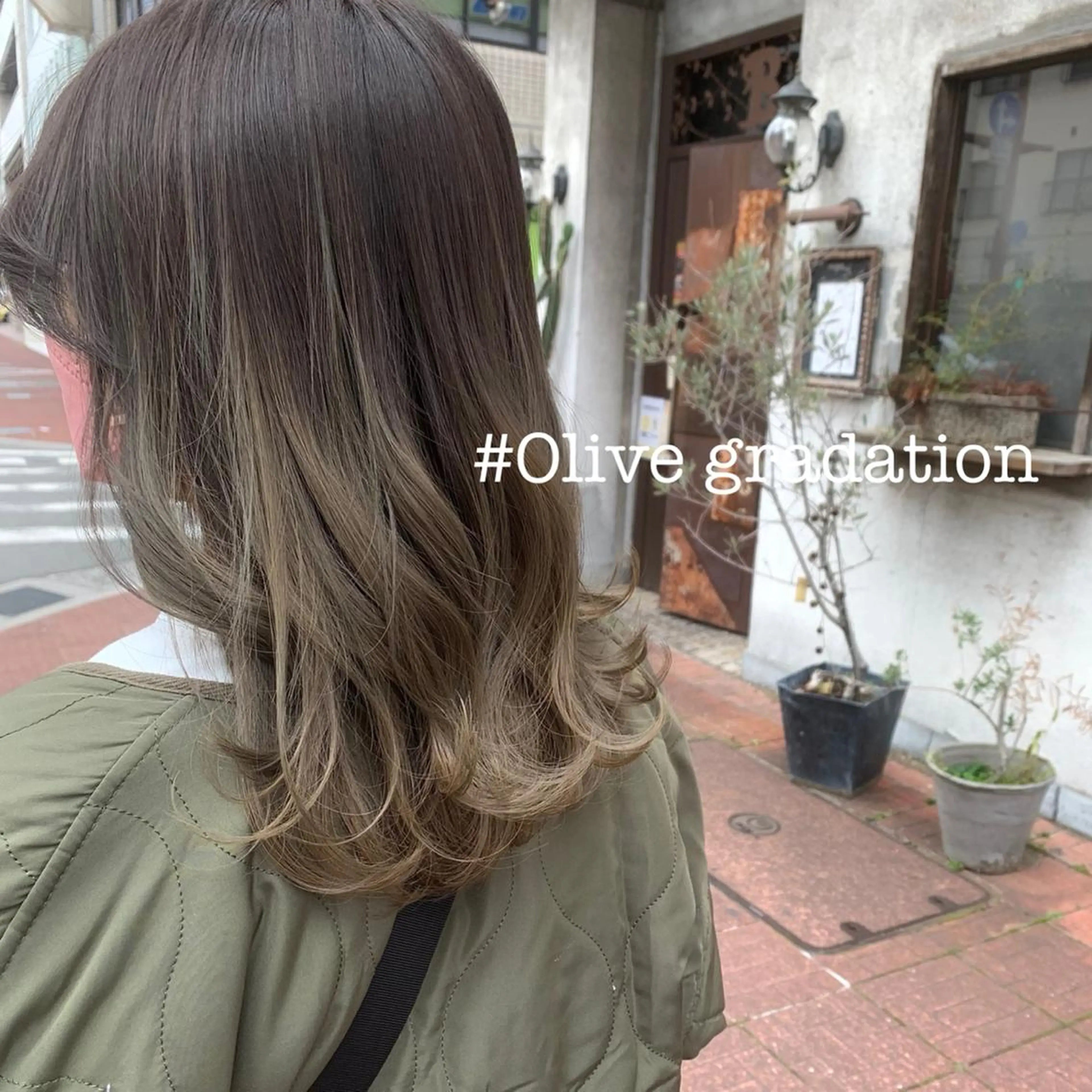 セミロング カット ヘアカラー トリートメント 萌花　moeka /韓国/レイヤーのヘアスタイル