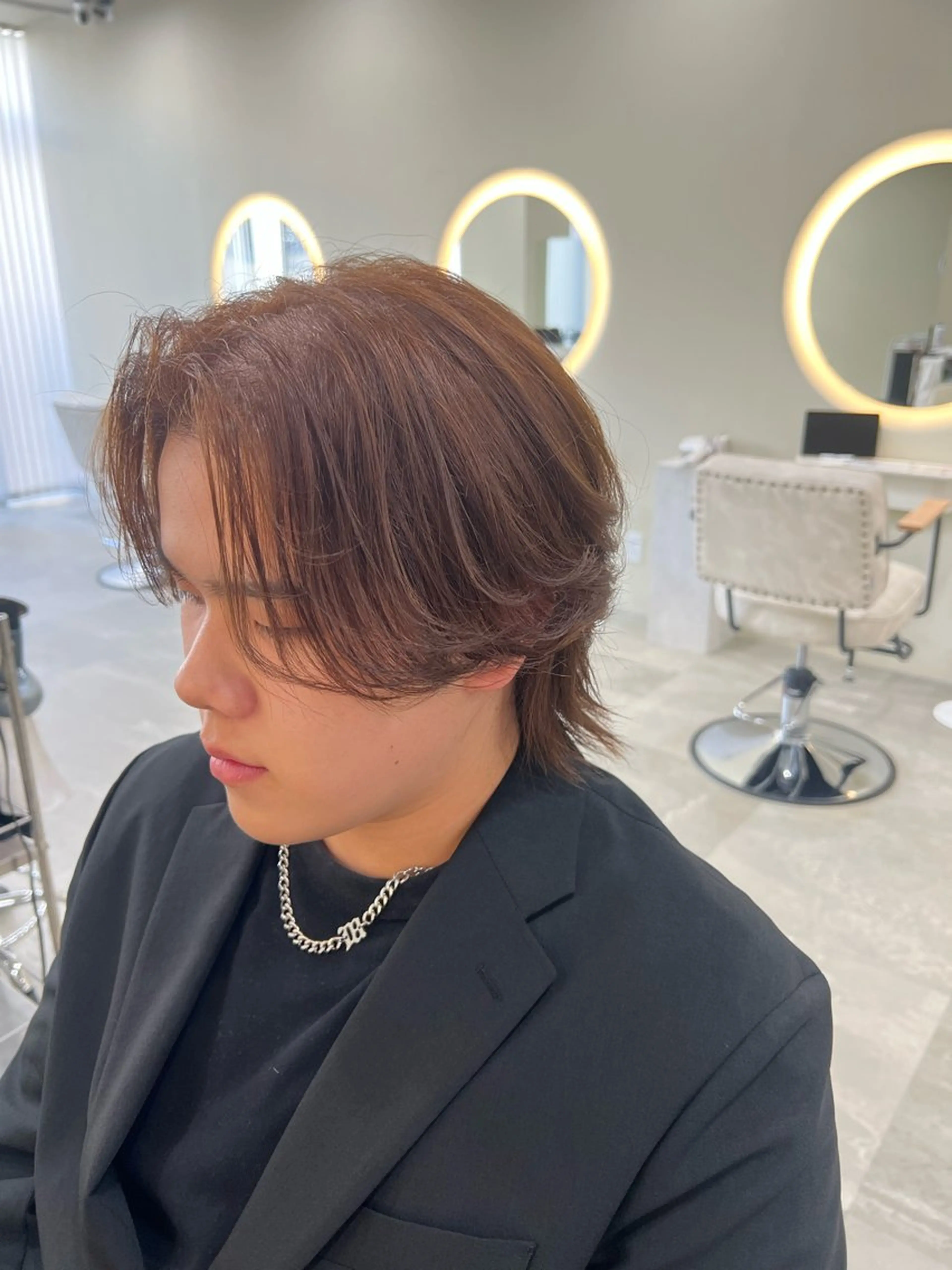 カラー メンズ ヘアカラー トリートメント tomu/天神大名/ 透明感カラー🐴のヘアスタイル