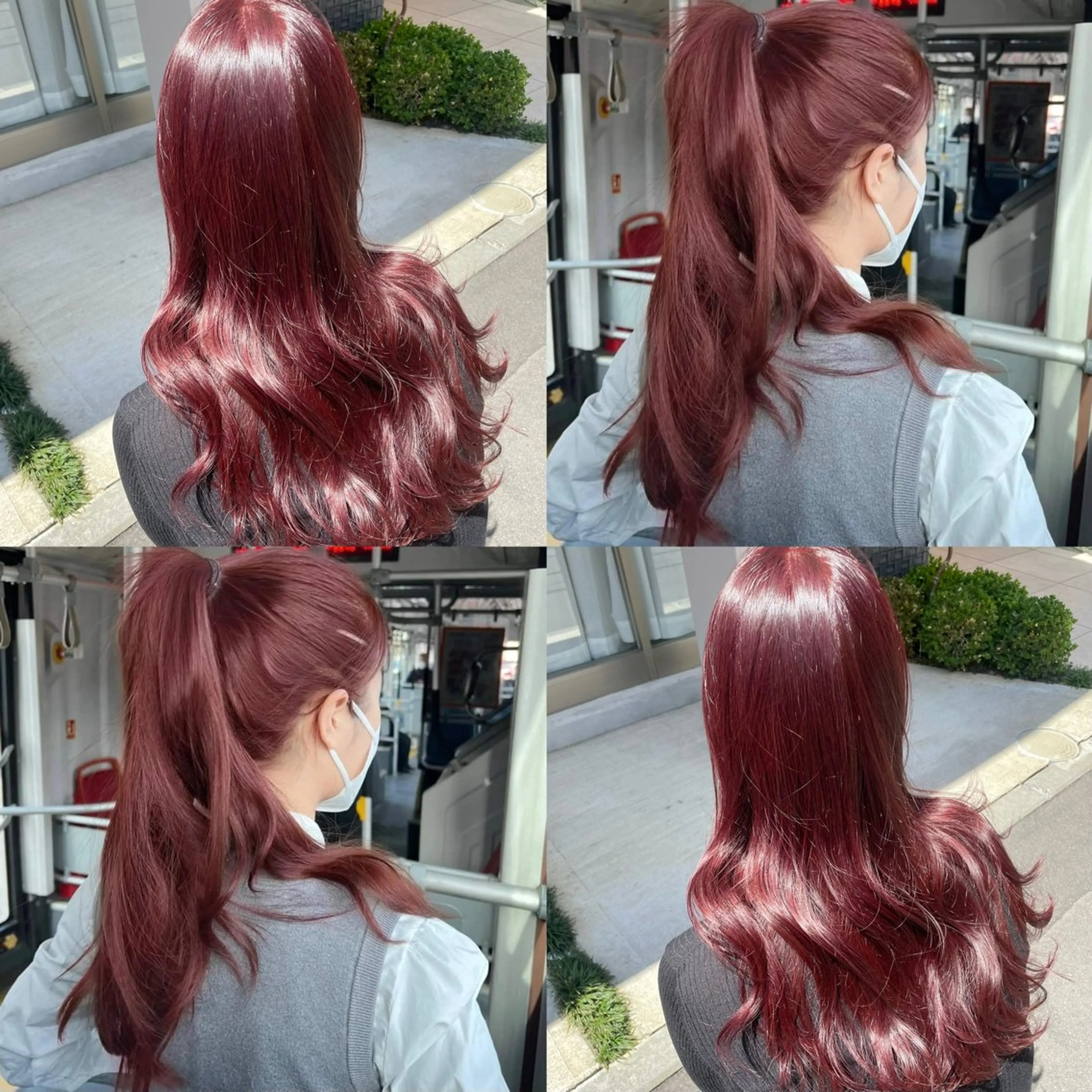 ロング カラー カット ヘアカラー トリートメント ブリーチなしカラー kana🐱のヘアスタイル