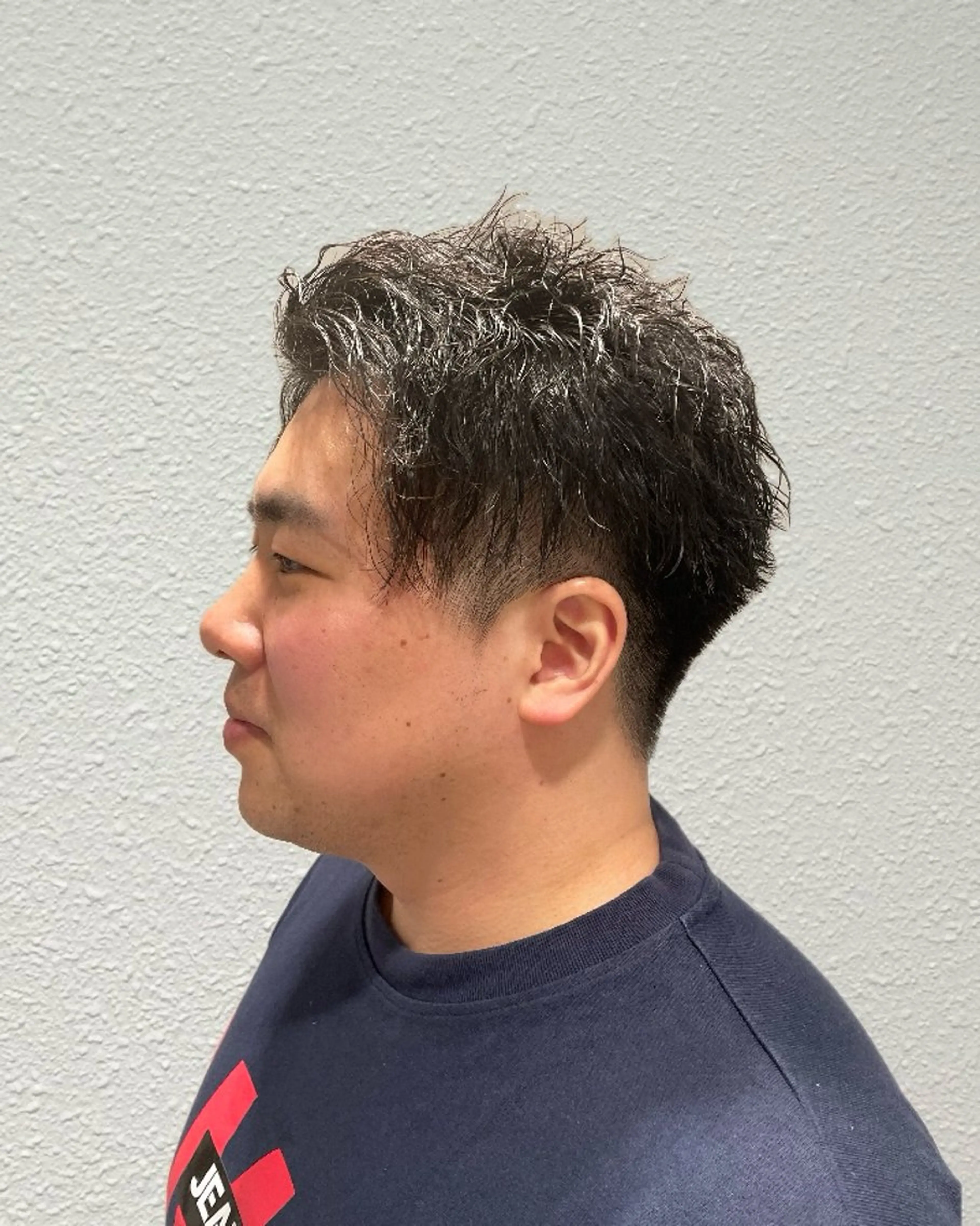 💈men'sカット+特殊パーマの写真