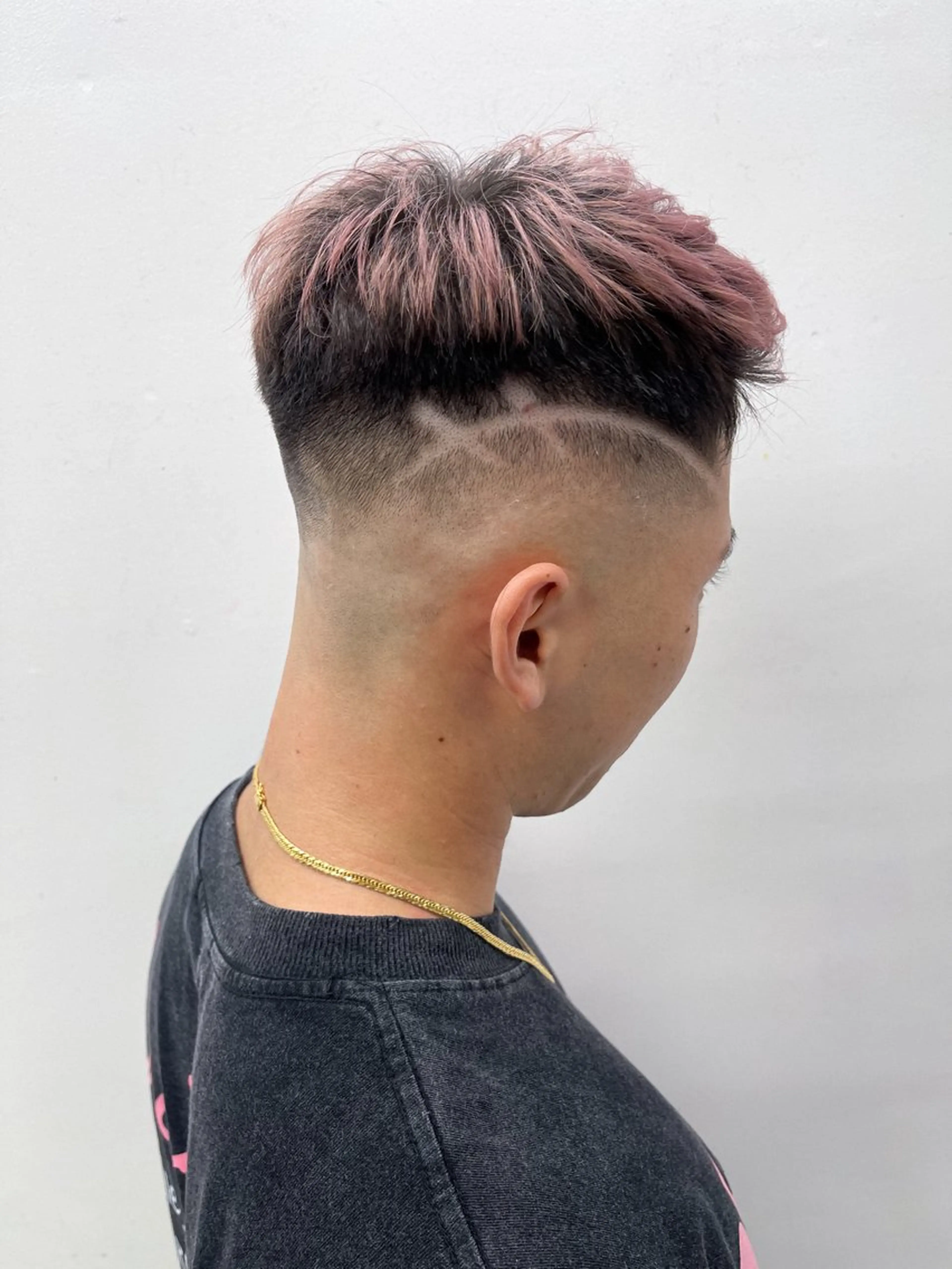 カラー メンズ ダブルカラー カット ヘアカラー 森本裕/オーナー/ スパイラルパーマのヘアスタイル